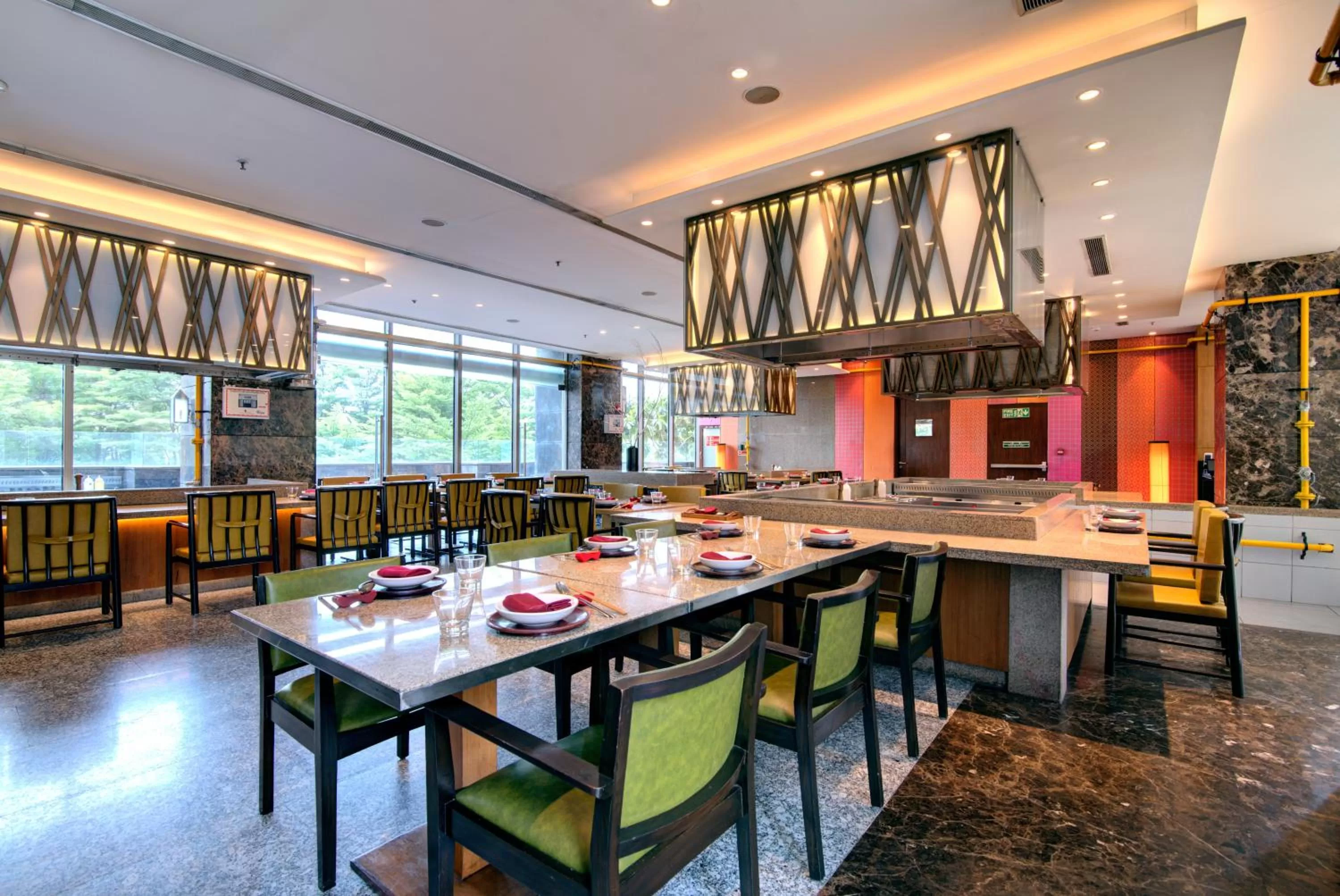 Restaurant/places to eat in Hyatt Ahmedabad