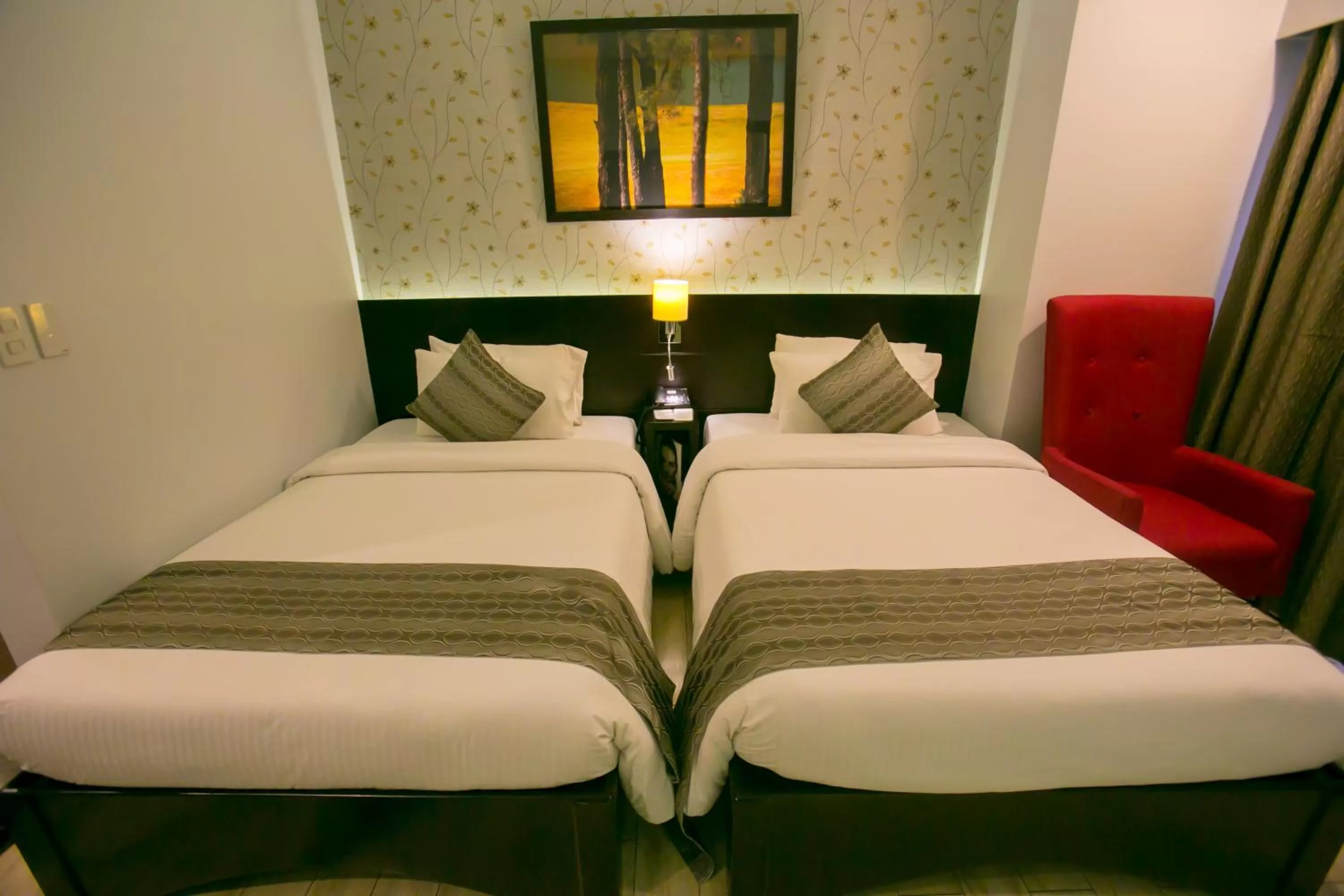 Bed in Venus Parkview Hotel