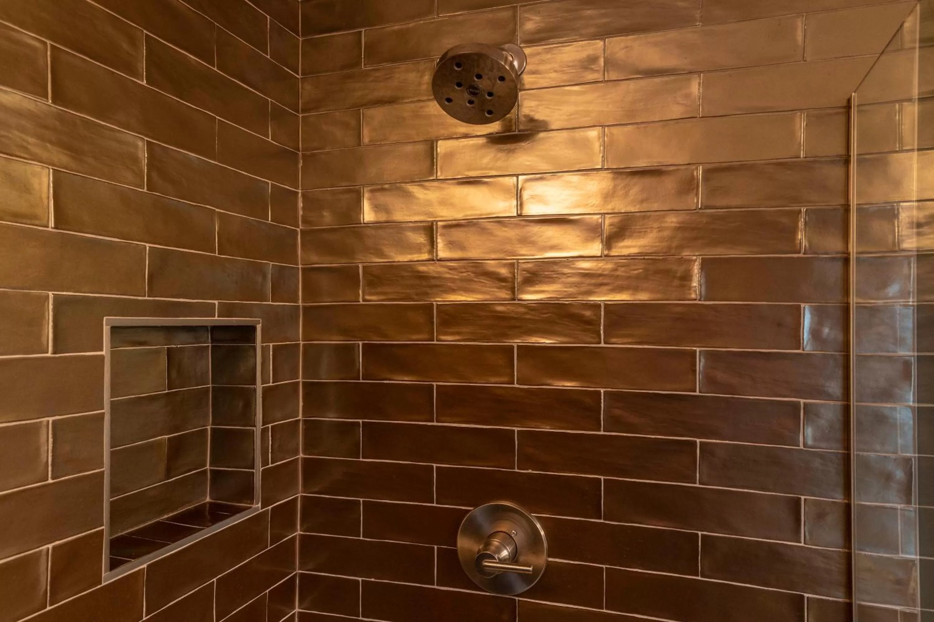 Shower in Hotel Broad Ripple