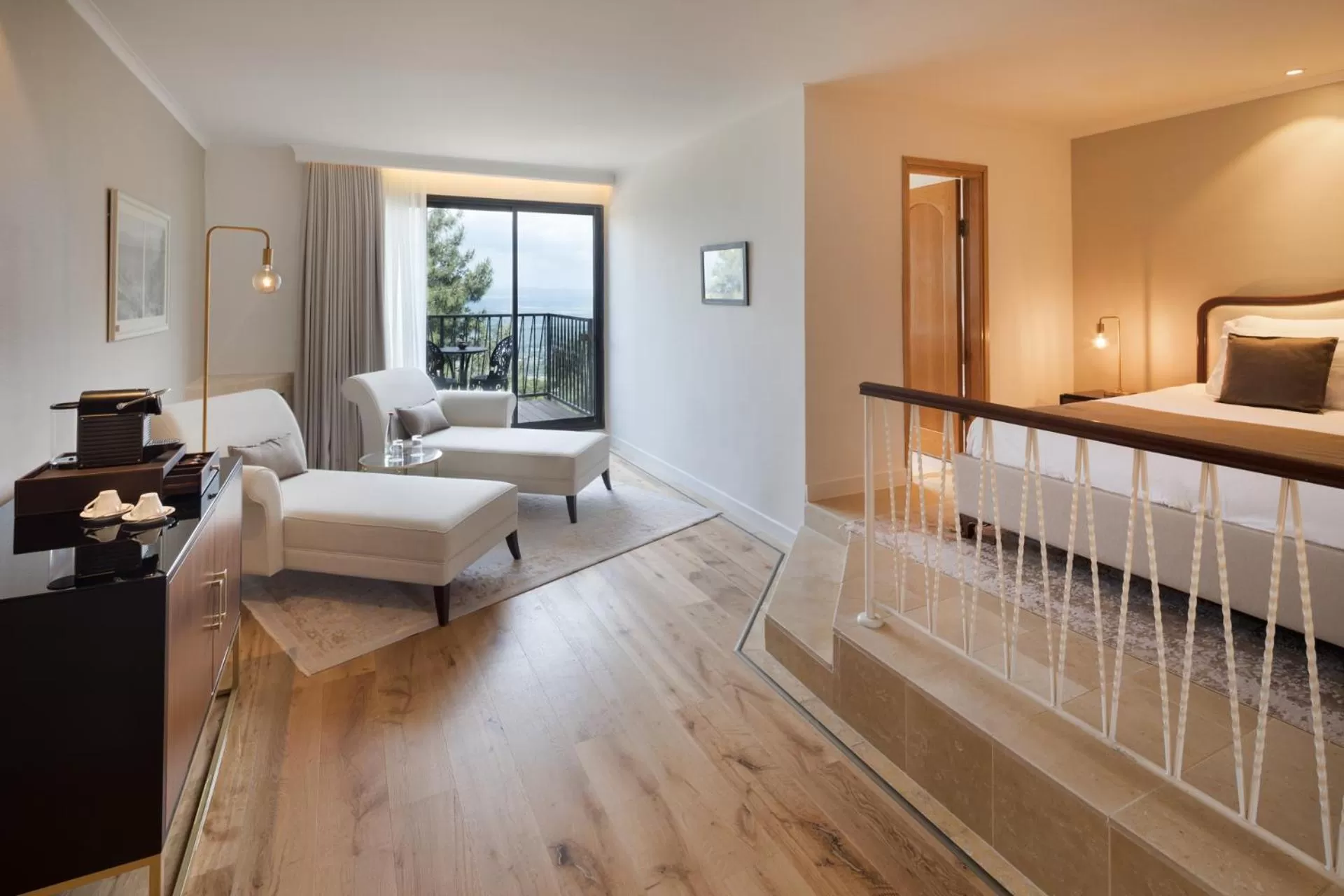 View (from property/room), Bed in Herbert Samuel Bayit Bagalil Boutique