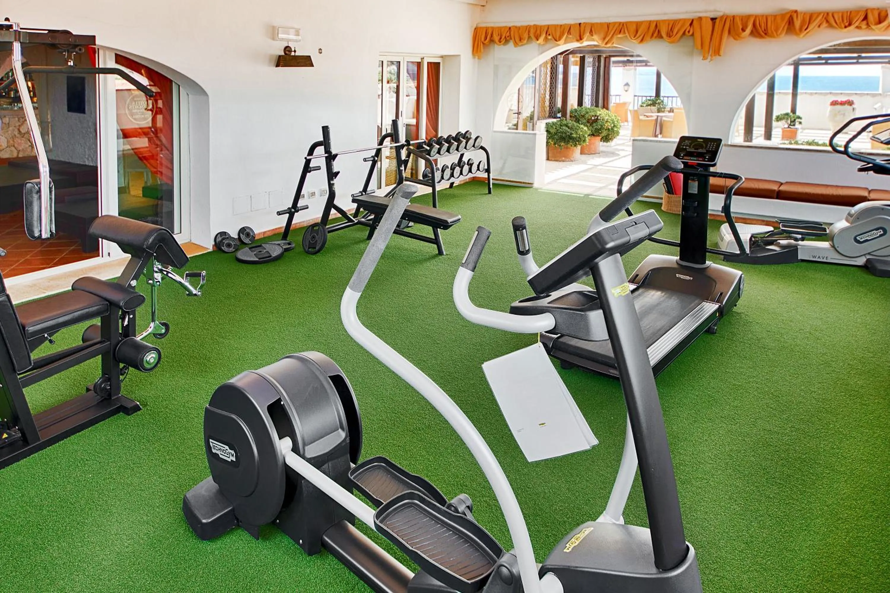 Fitness centre/facilities in COLONNA GRAND HOTEL CAPO TESTA, a Colonna Luxury Beach Hotel, Santa Teresa Sardegna