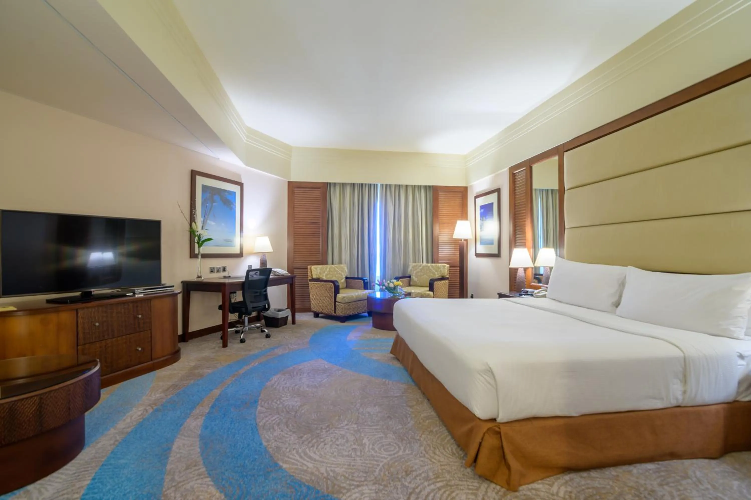 Bed in Danat Jebel Dhanna Resort