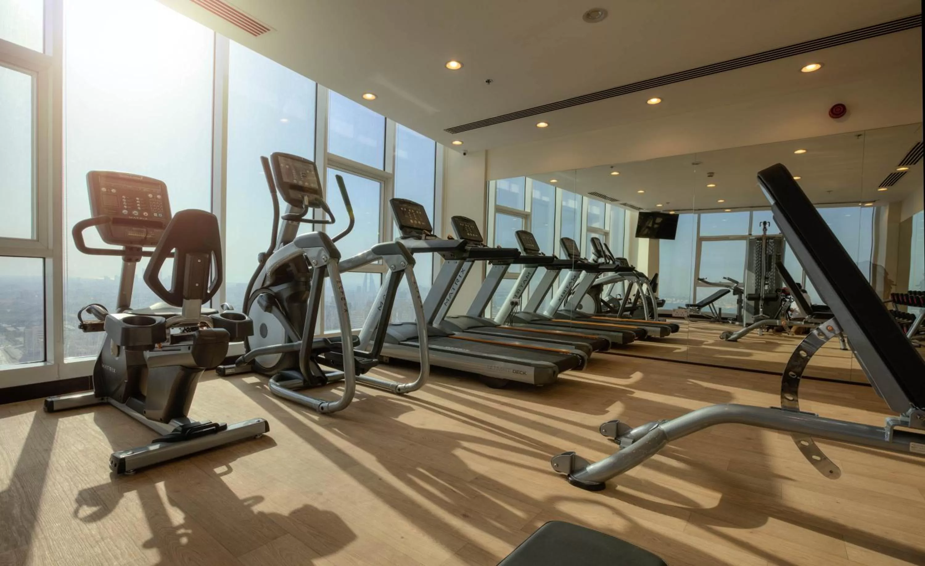 Fitness centre/facilities in Orange Suites Hotel