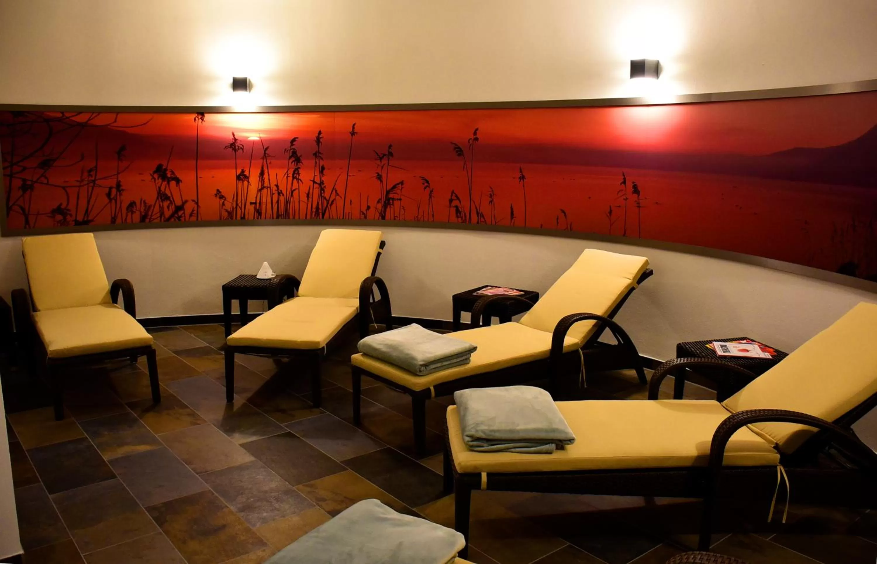 Sauna in Seehotel Villa Linde