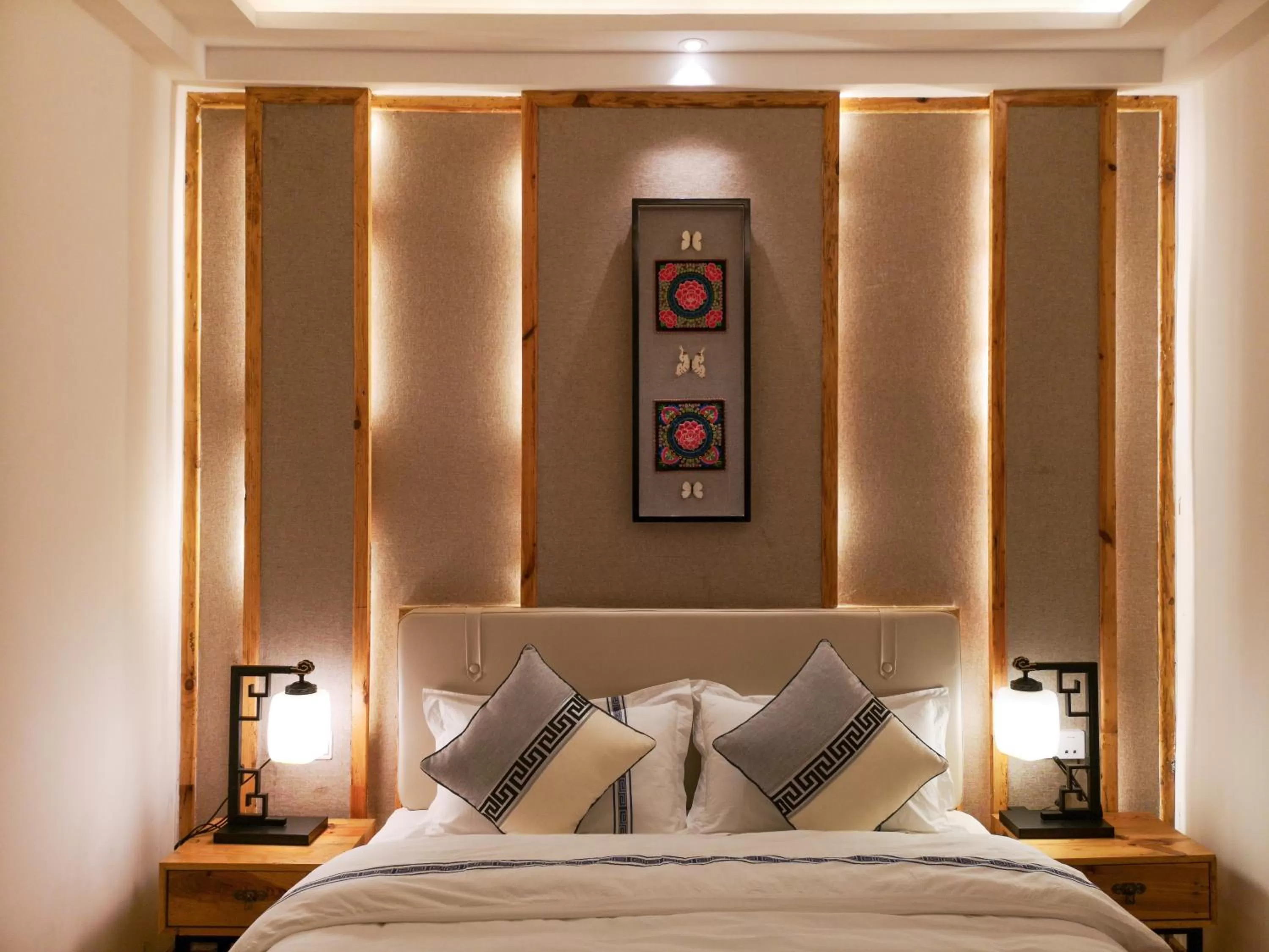 Bed in Yuelu Homestay