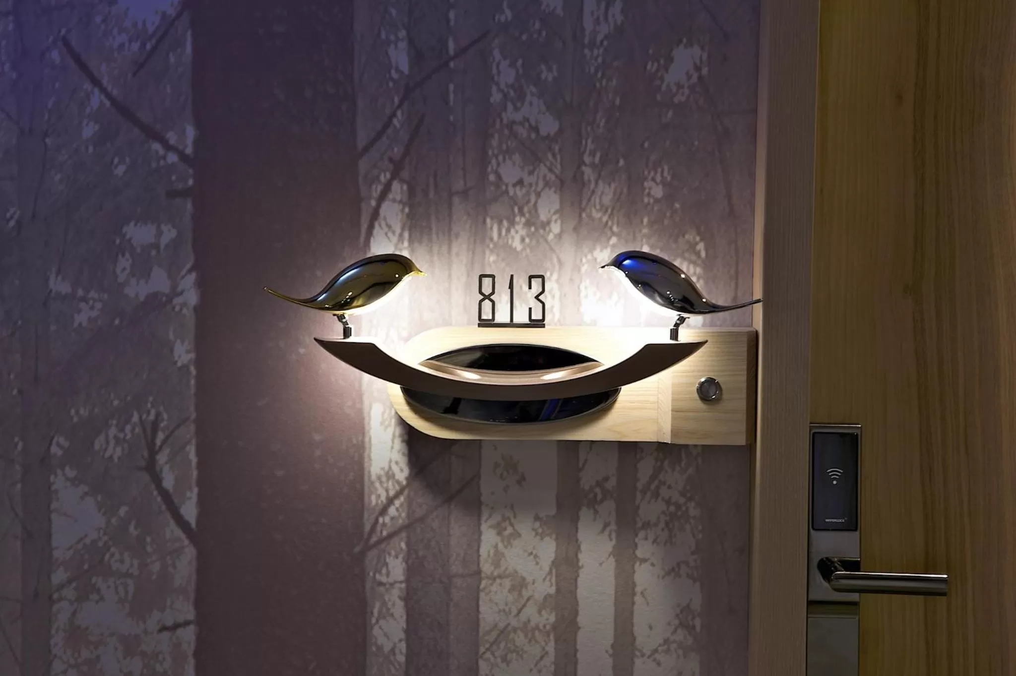 Decorative detail in arTree hotel