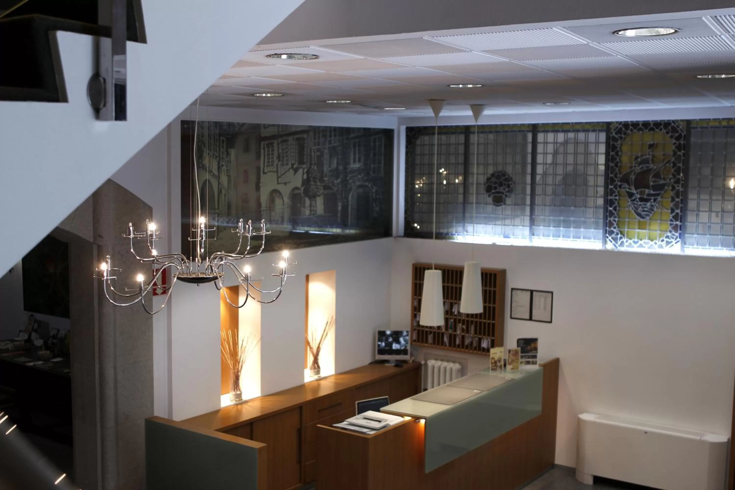 Lobby or reception in Hotel Mendez Nuñez