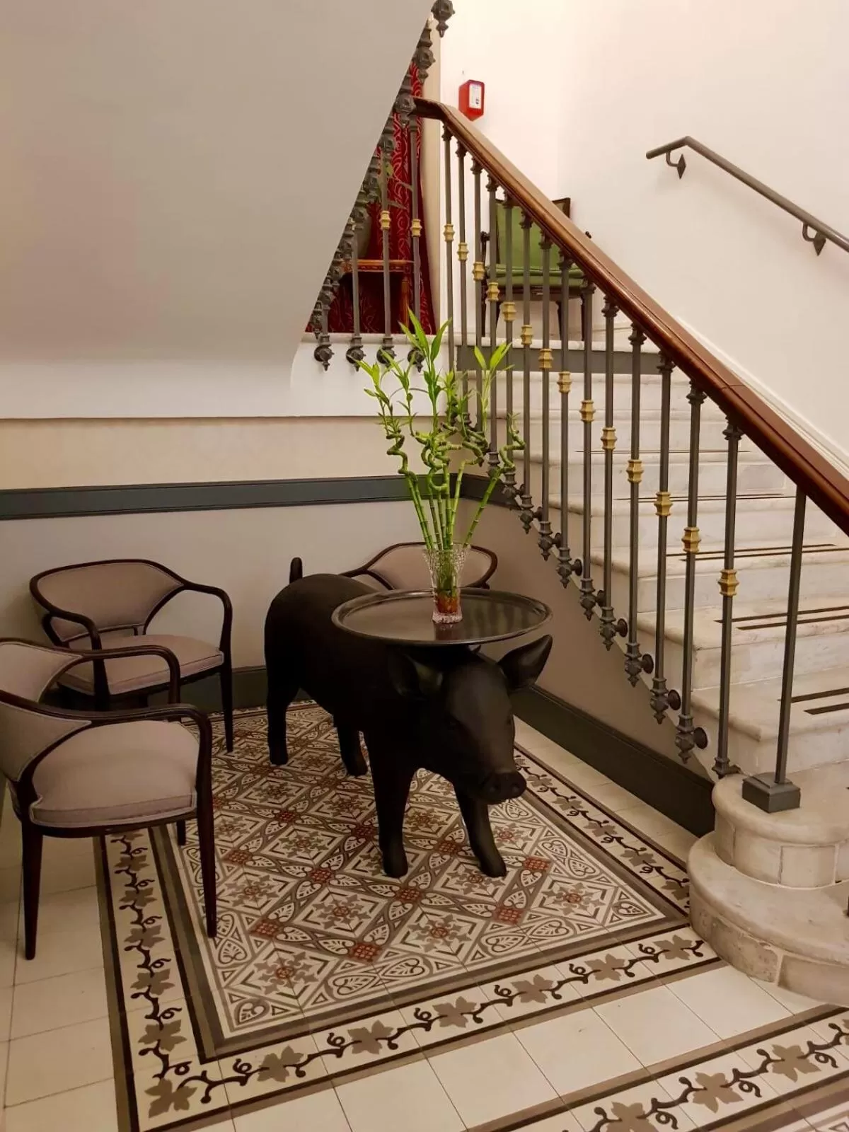 Lobby or reception in Hotel Restaurant Edmond's