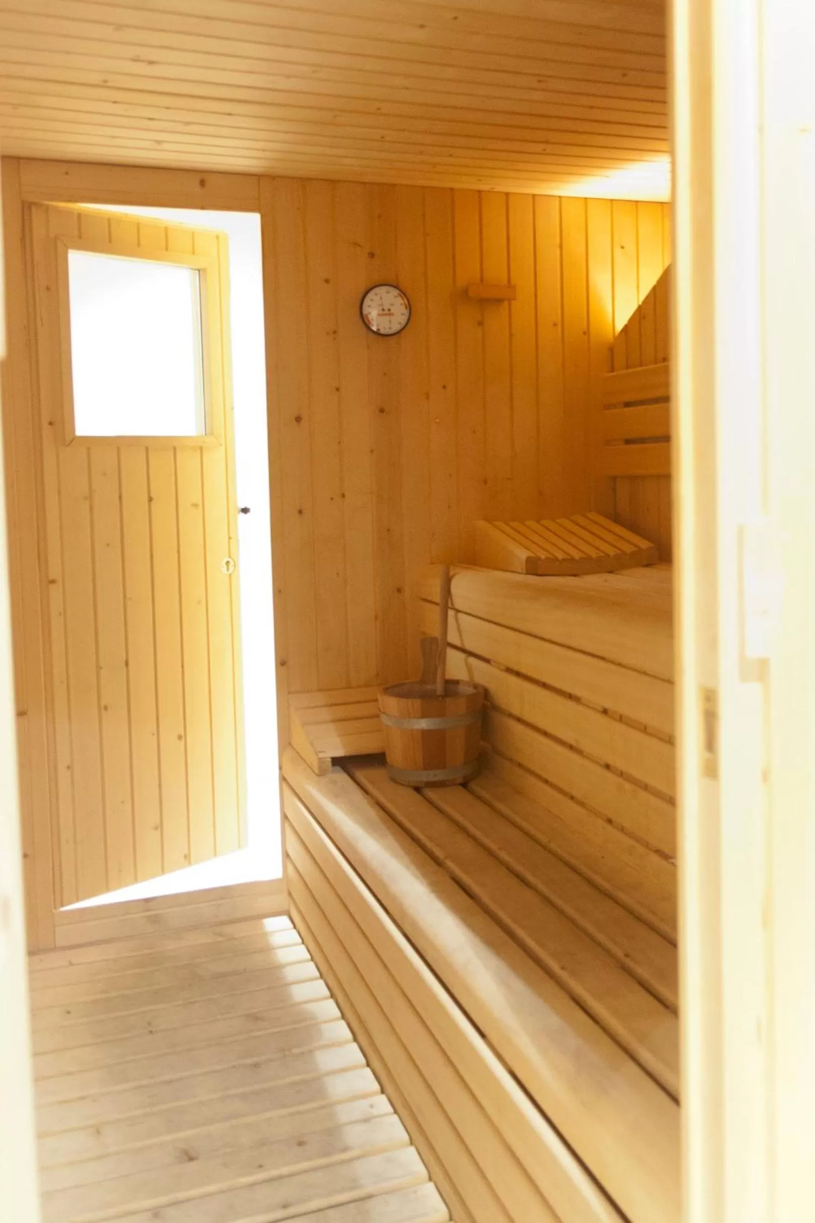 Sauna in Aparthotel La Vall Blanca
