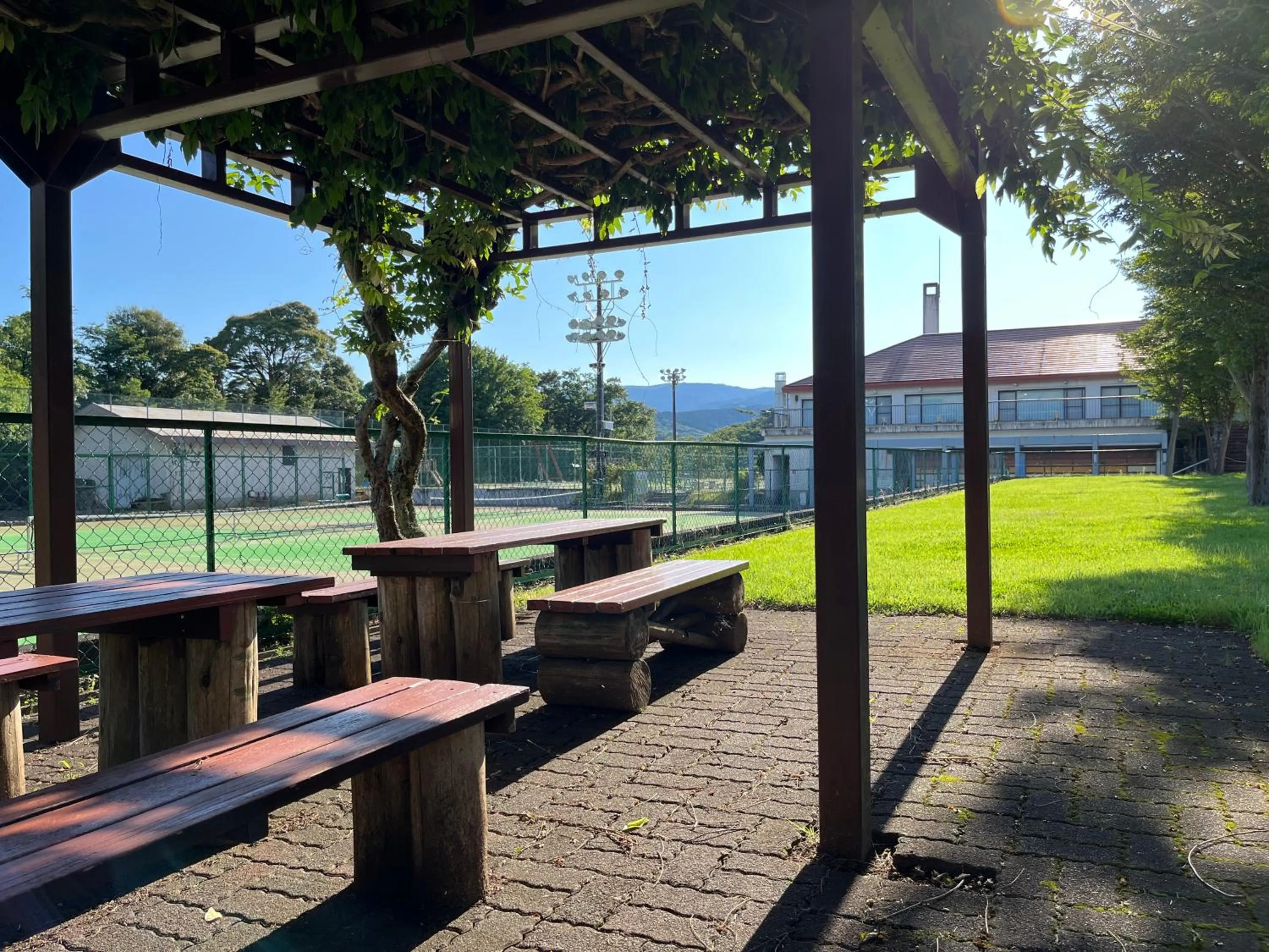 Tennis court in Hotel Laforet Shuzenji