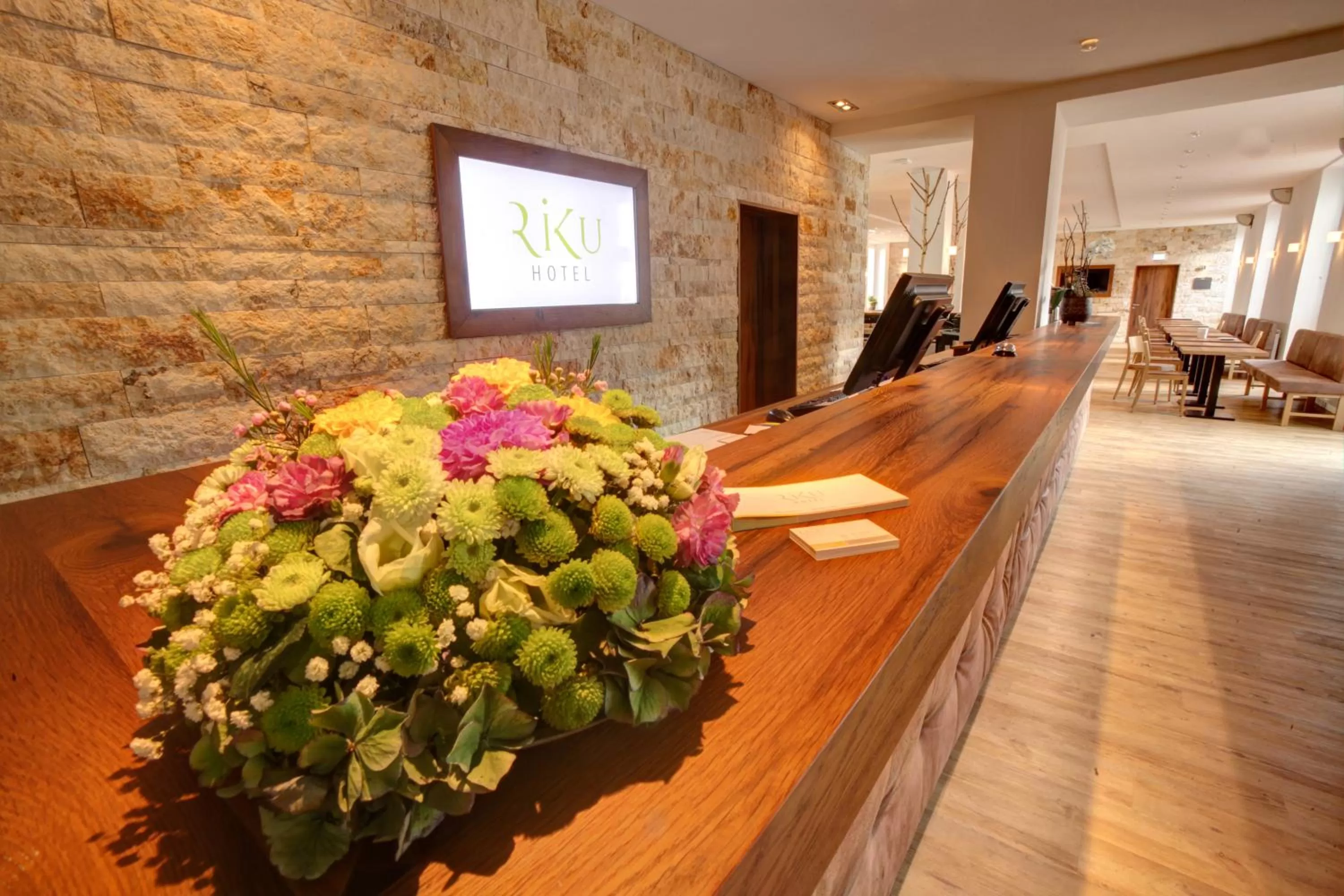 Lobby or reception in RiKu HOTEL Neu-Ulm