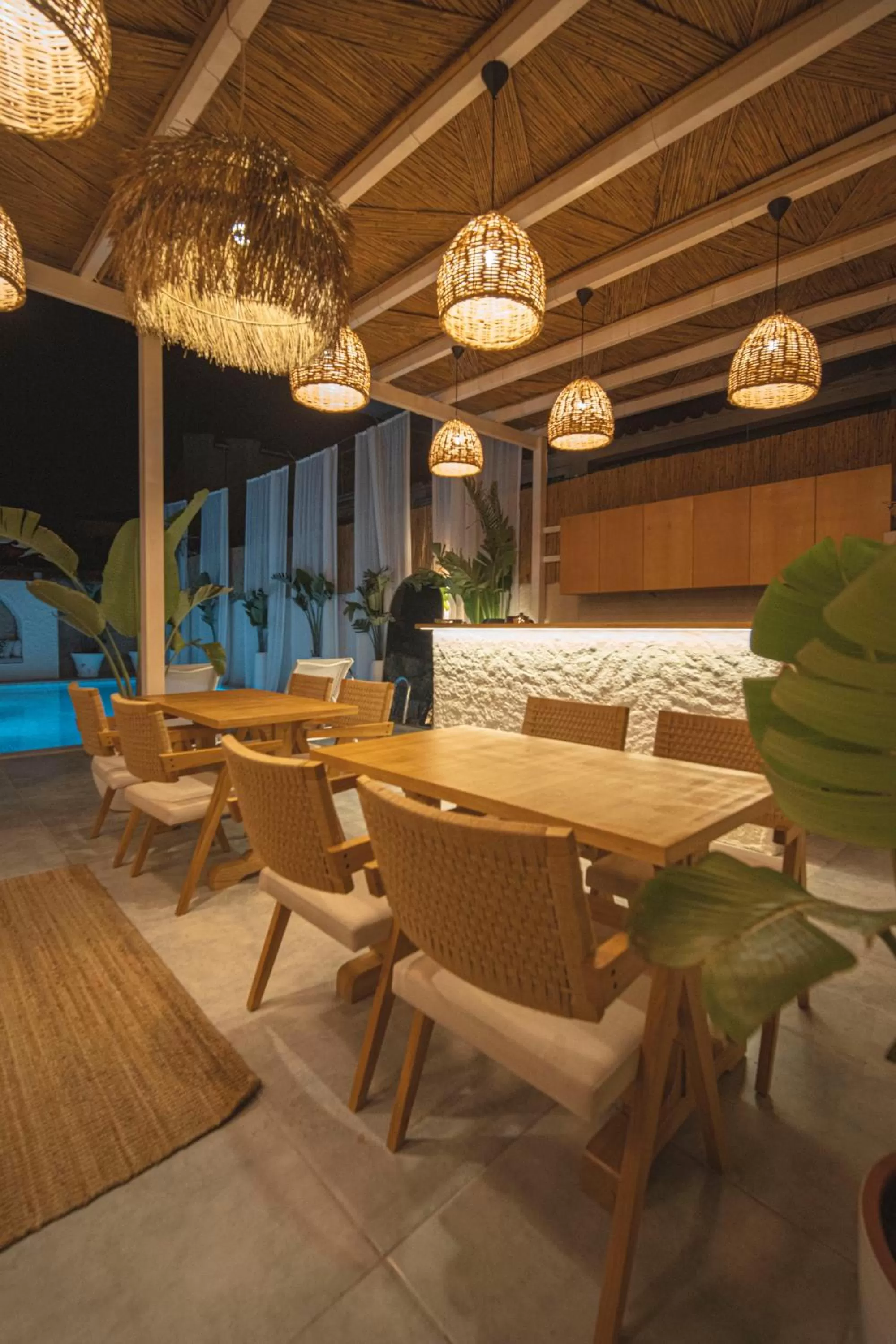 Night in Voger Alaçatı Köyiçi