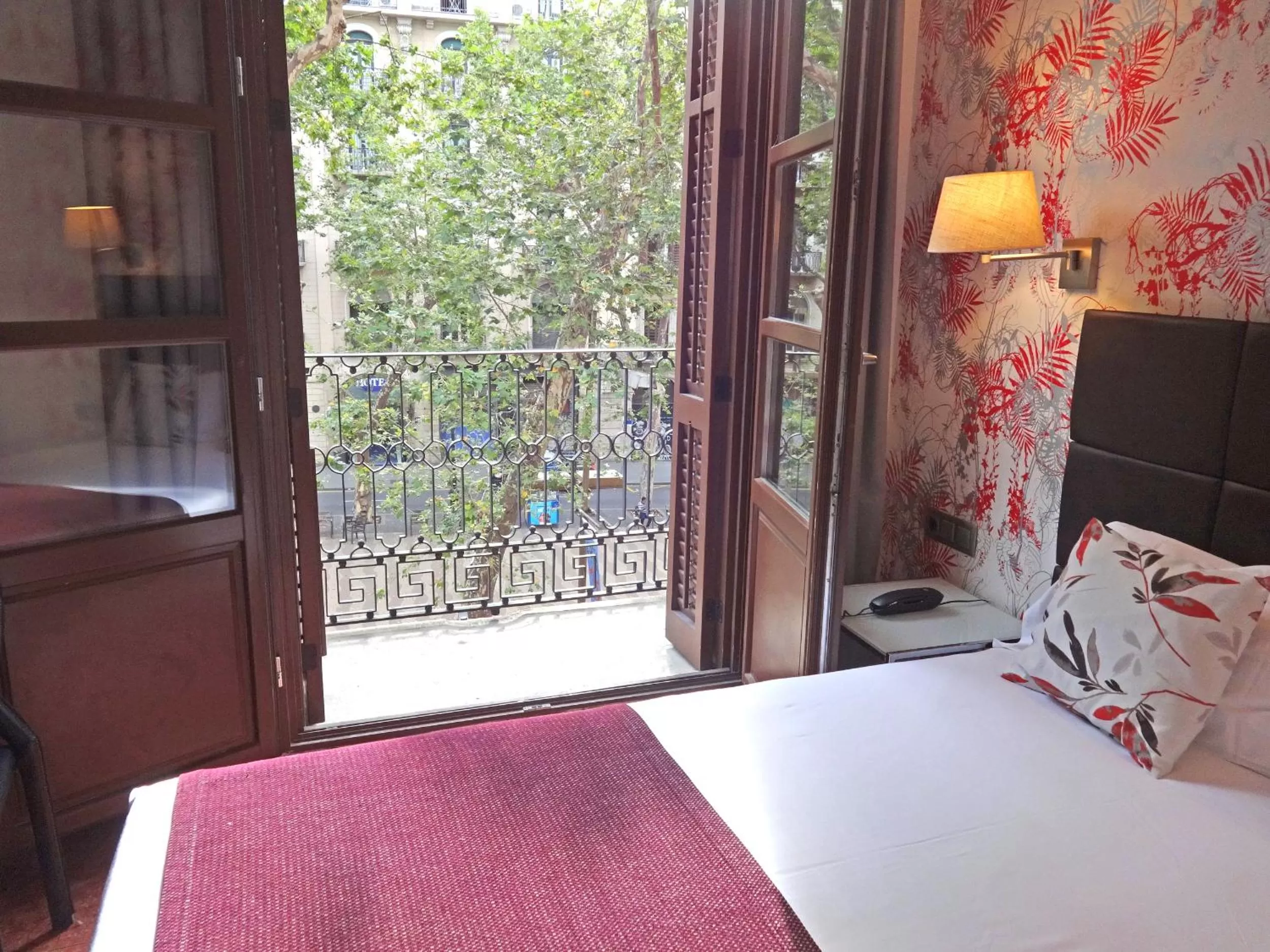 Bed in Hotel Lloret Ramblas