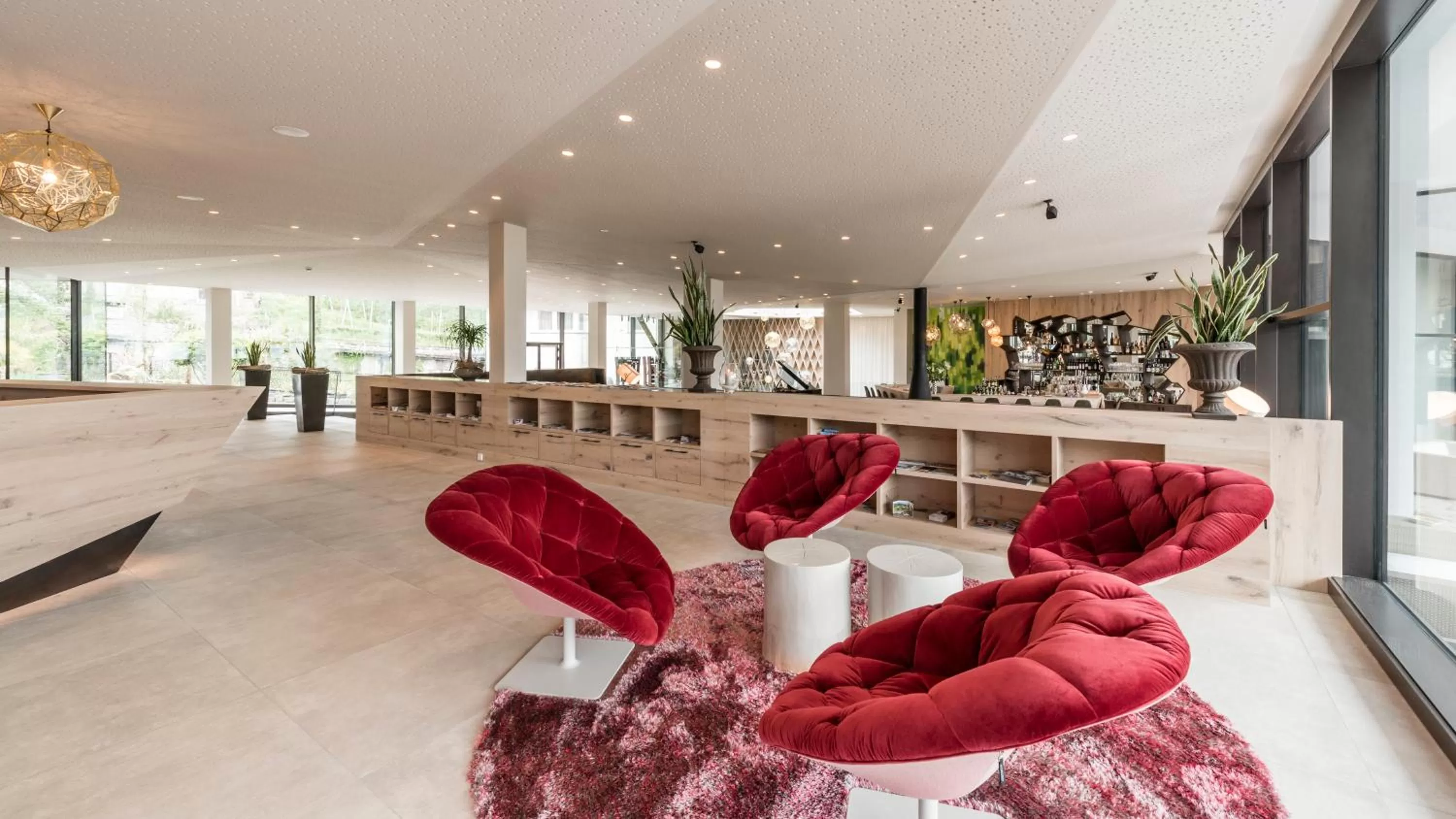 Lobby or reception in Schenna Resort