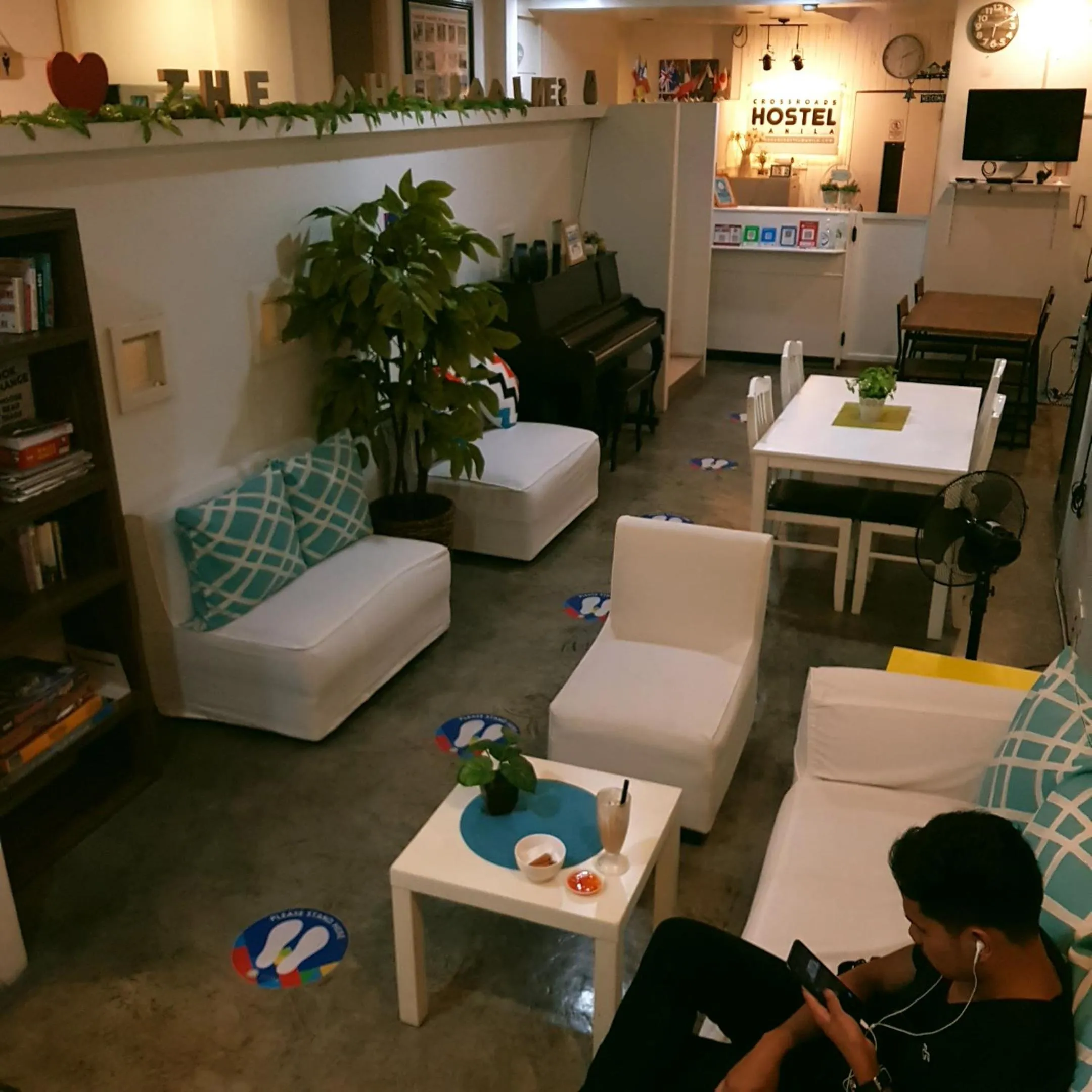 Property building in Crossroads Hostel Manila