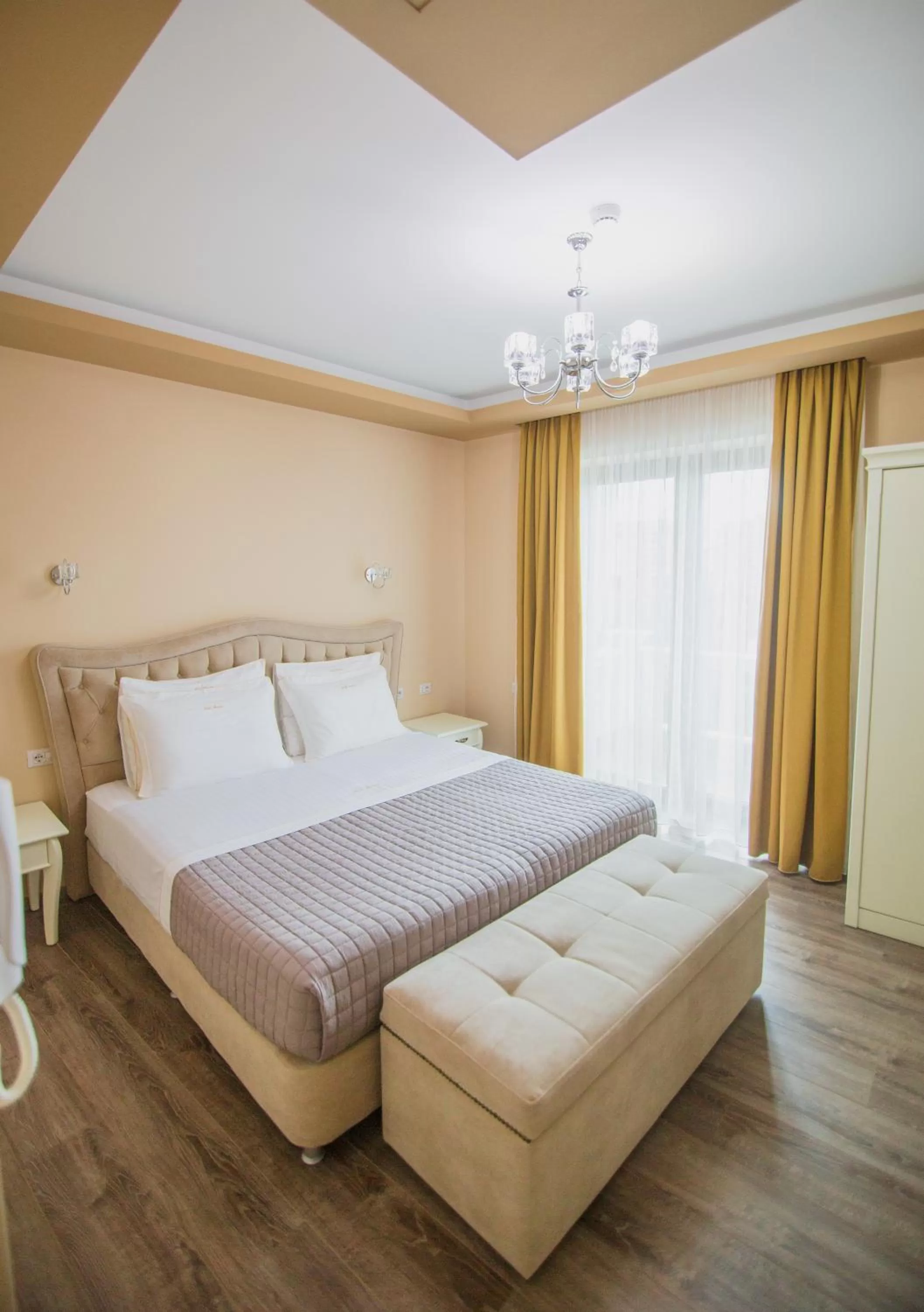 Bed in Christi's Hotel Borova