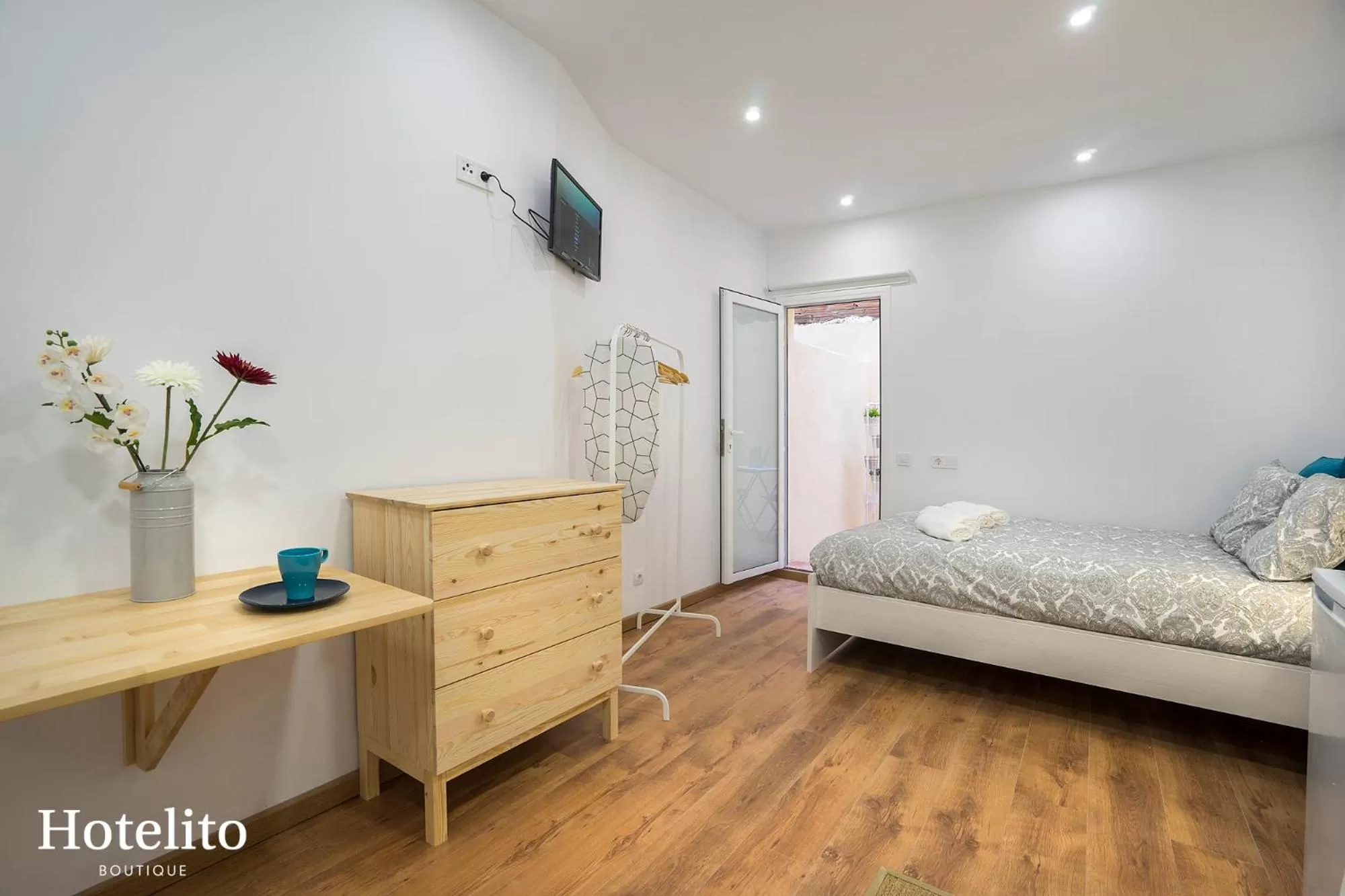 Bed in Hotelito Boutique Mercat