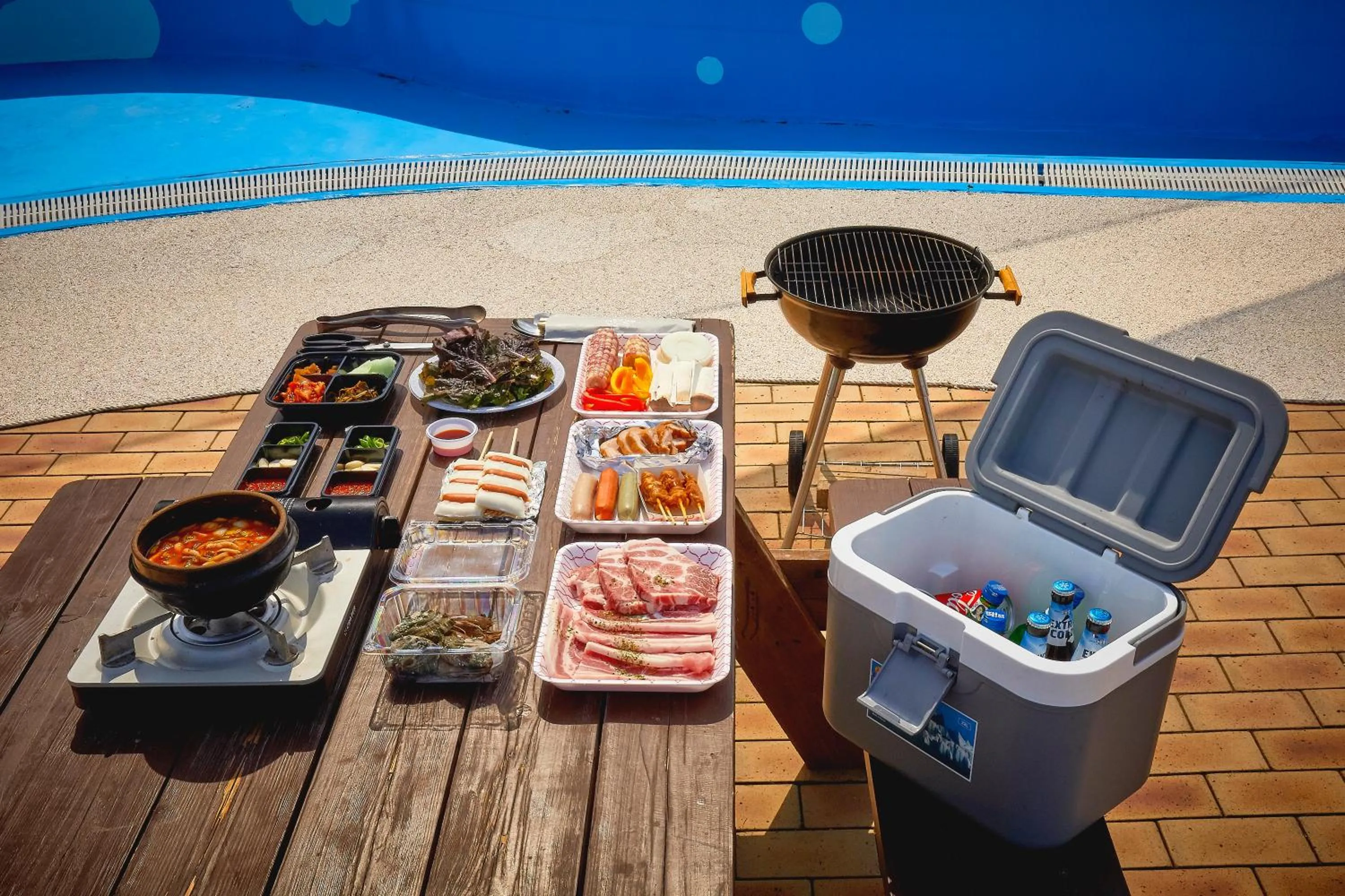 BBQ facilities in Gyeongju Mauna Ocean Resort