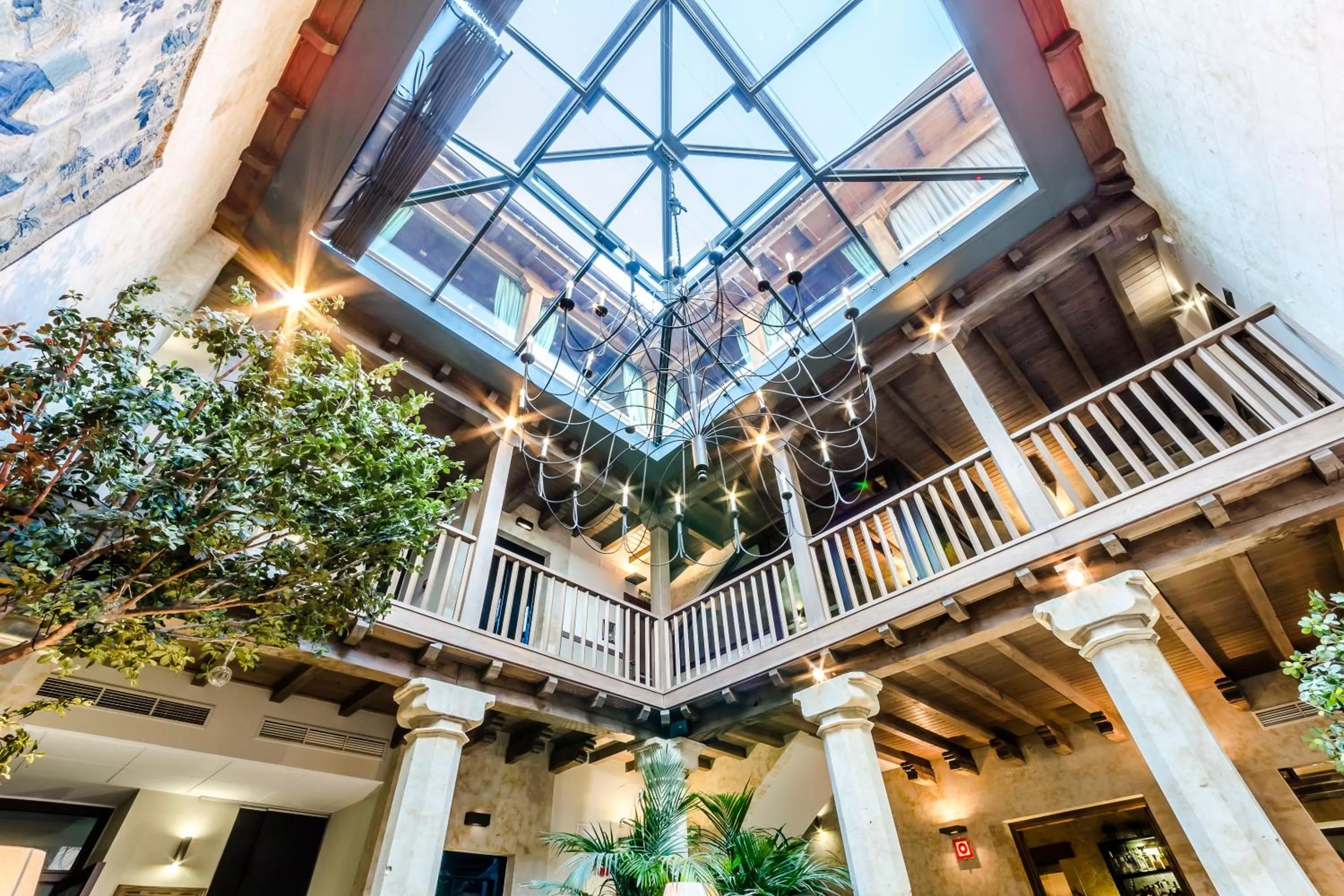Patio in Grand Hotel Don Gregorio