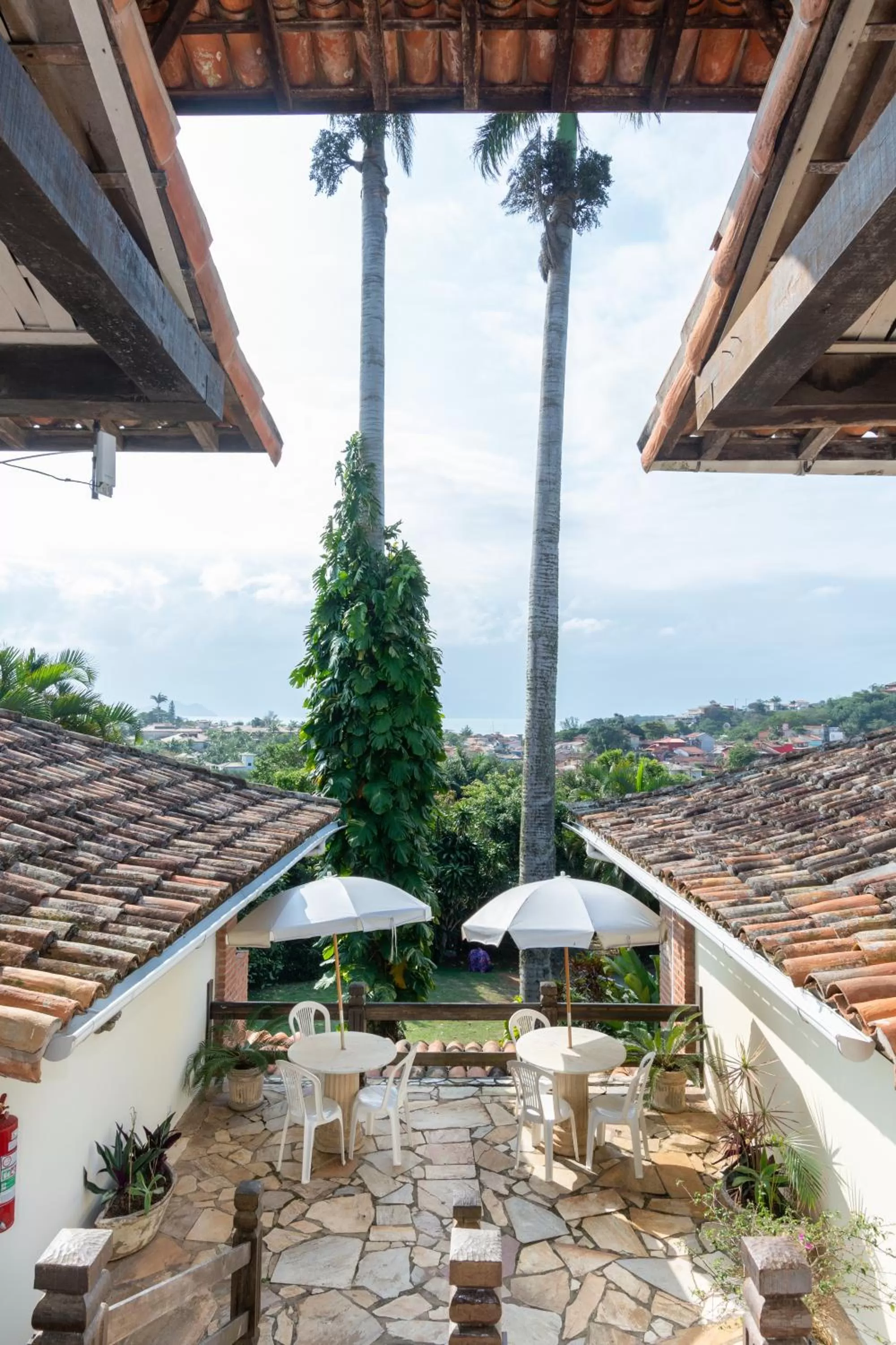 Balcony/Terrace in Pousada Afrika