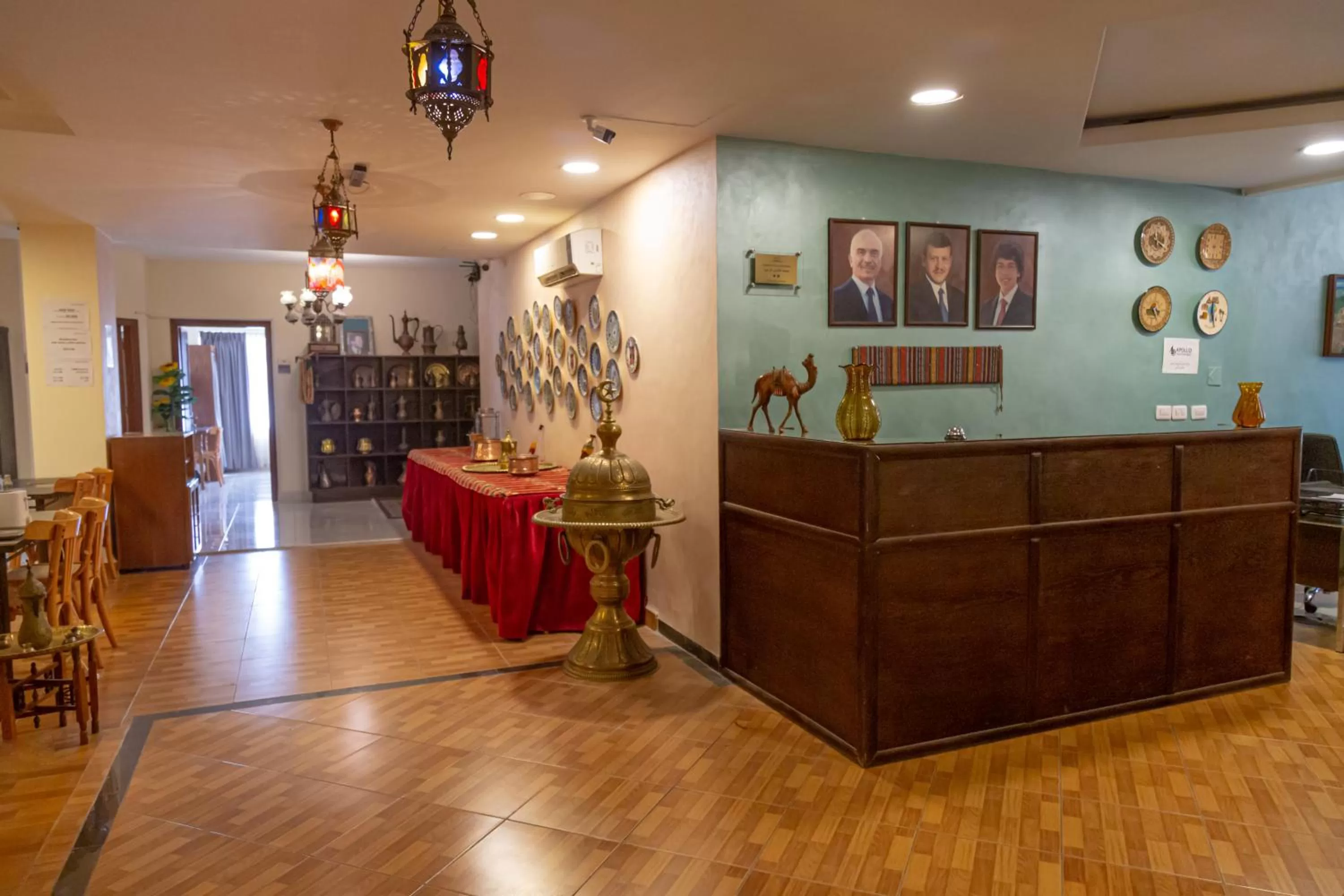 Lobby or reception in Antika Amman Hotel