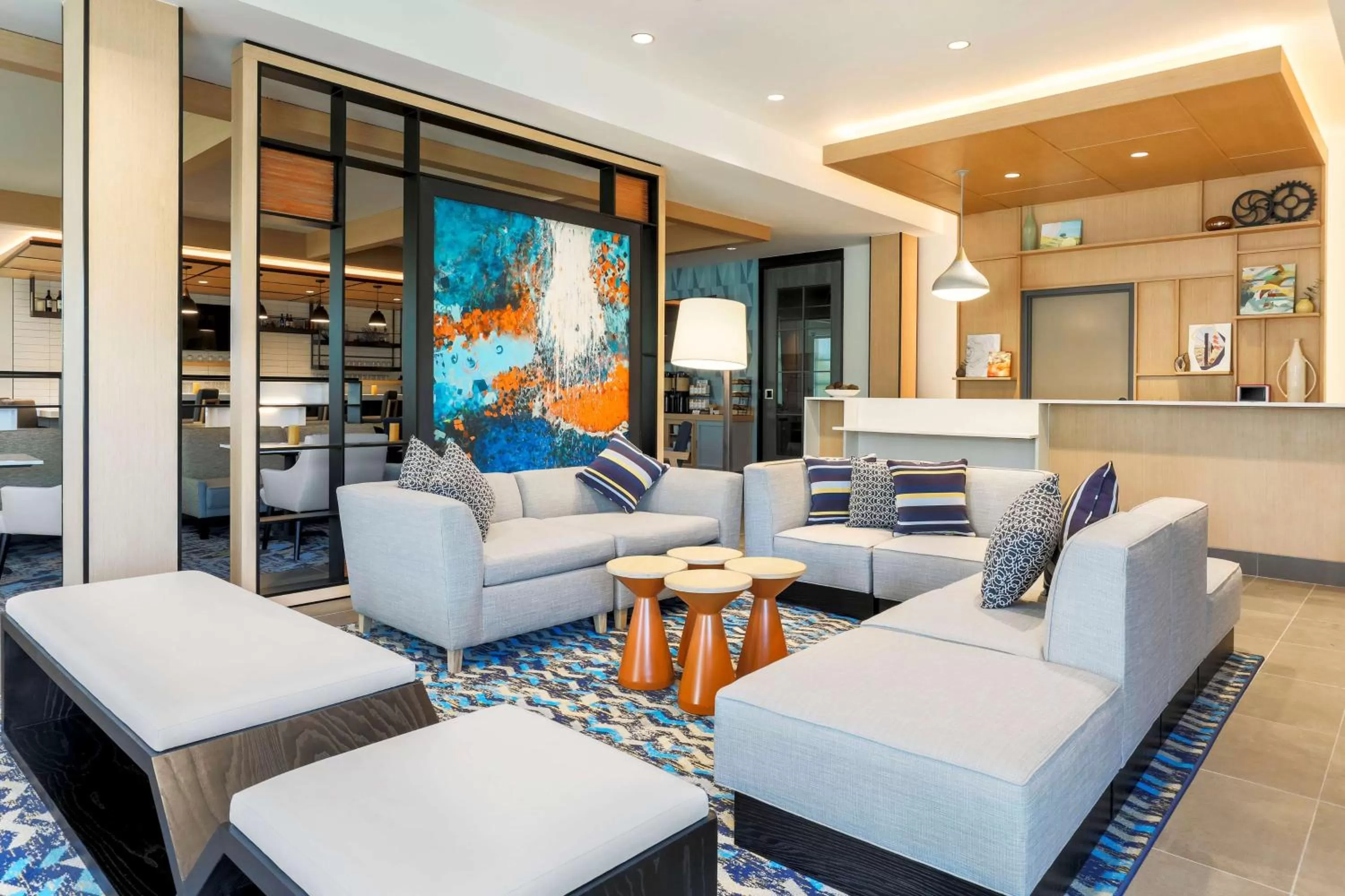 Lobby or reception in Hyatt House Davis