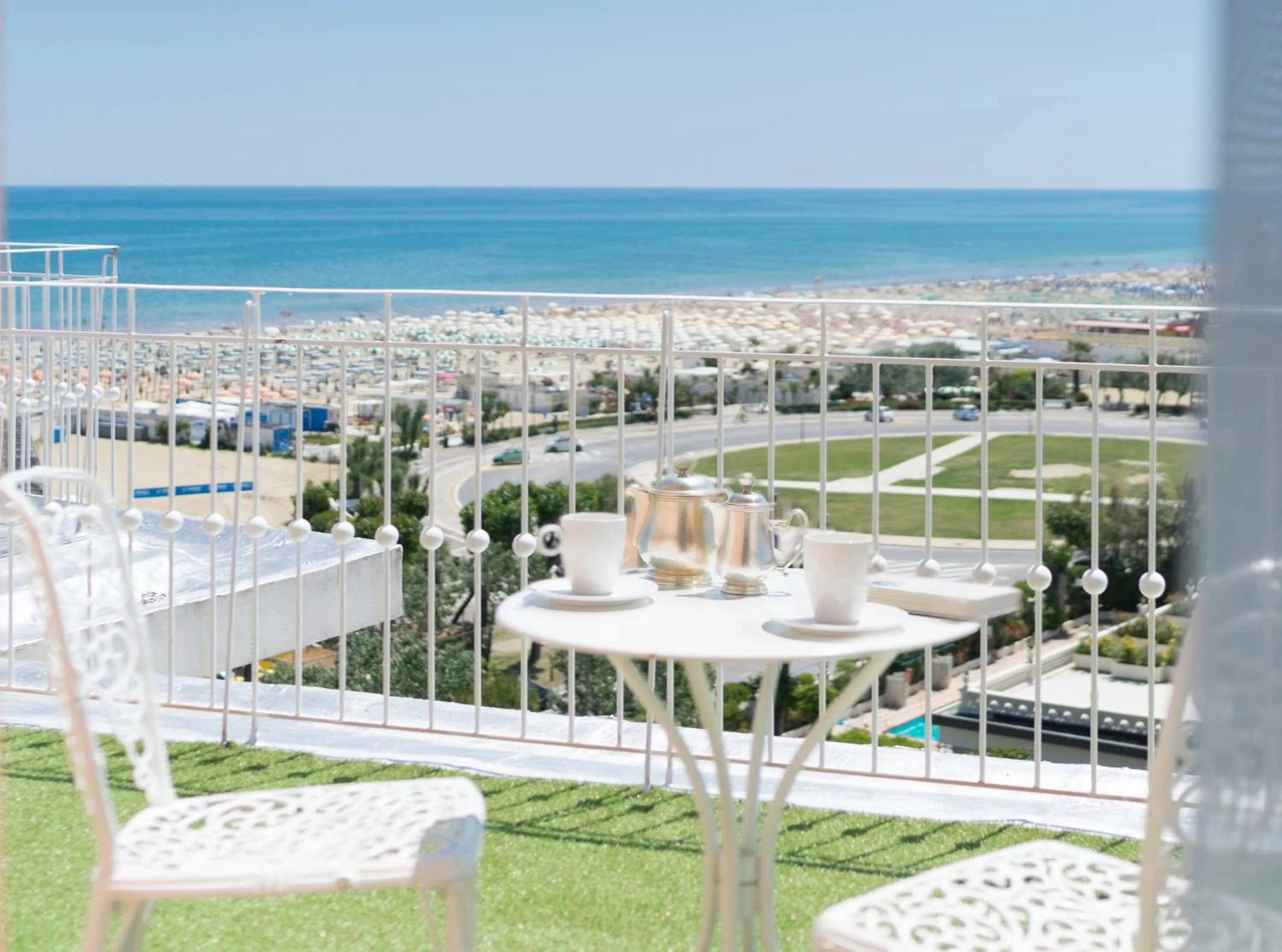 Balcony/Terrace in Hotel Milton Rimini