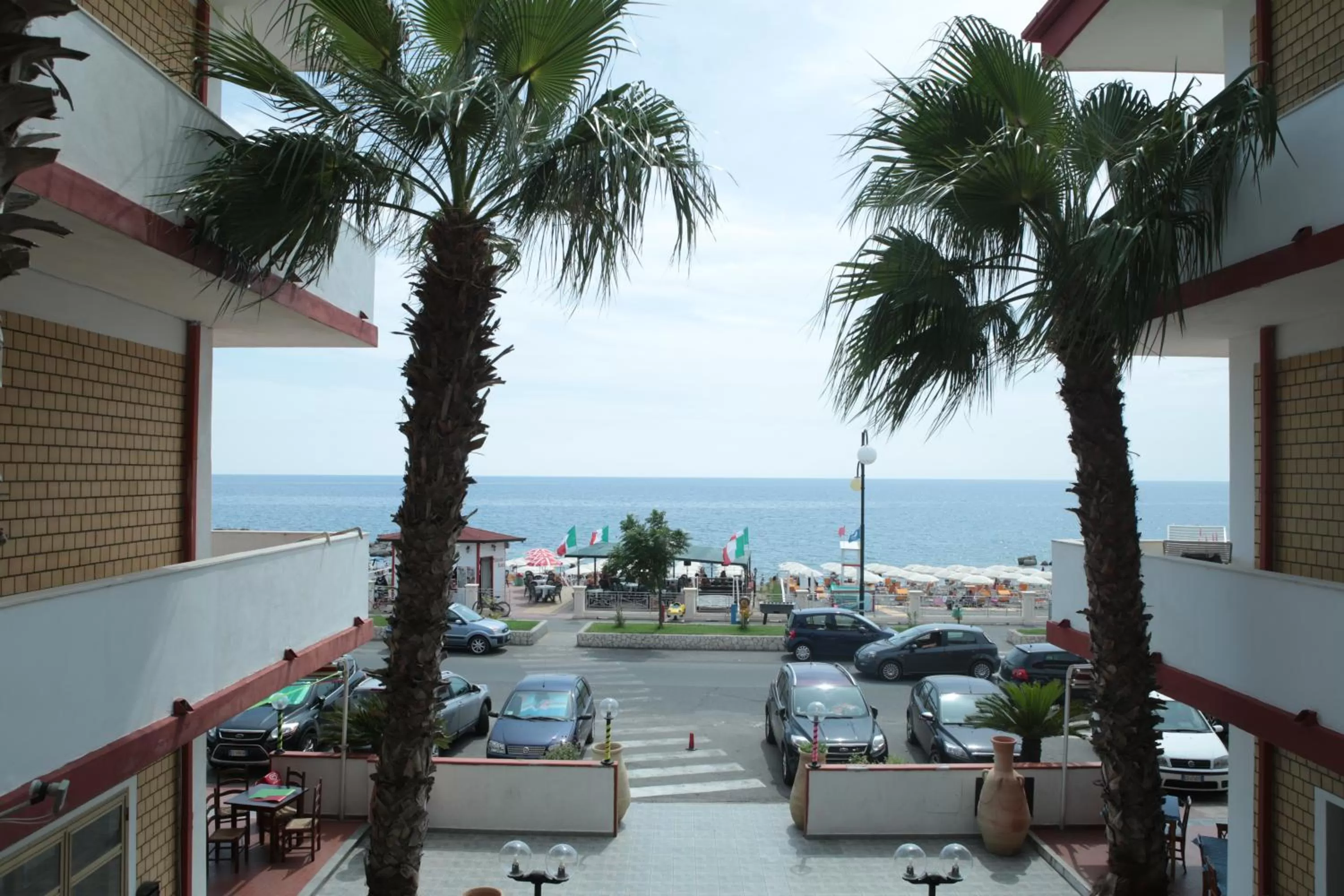 Facade/entrance in Hotel Miramare