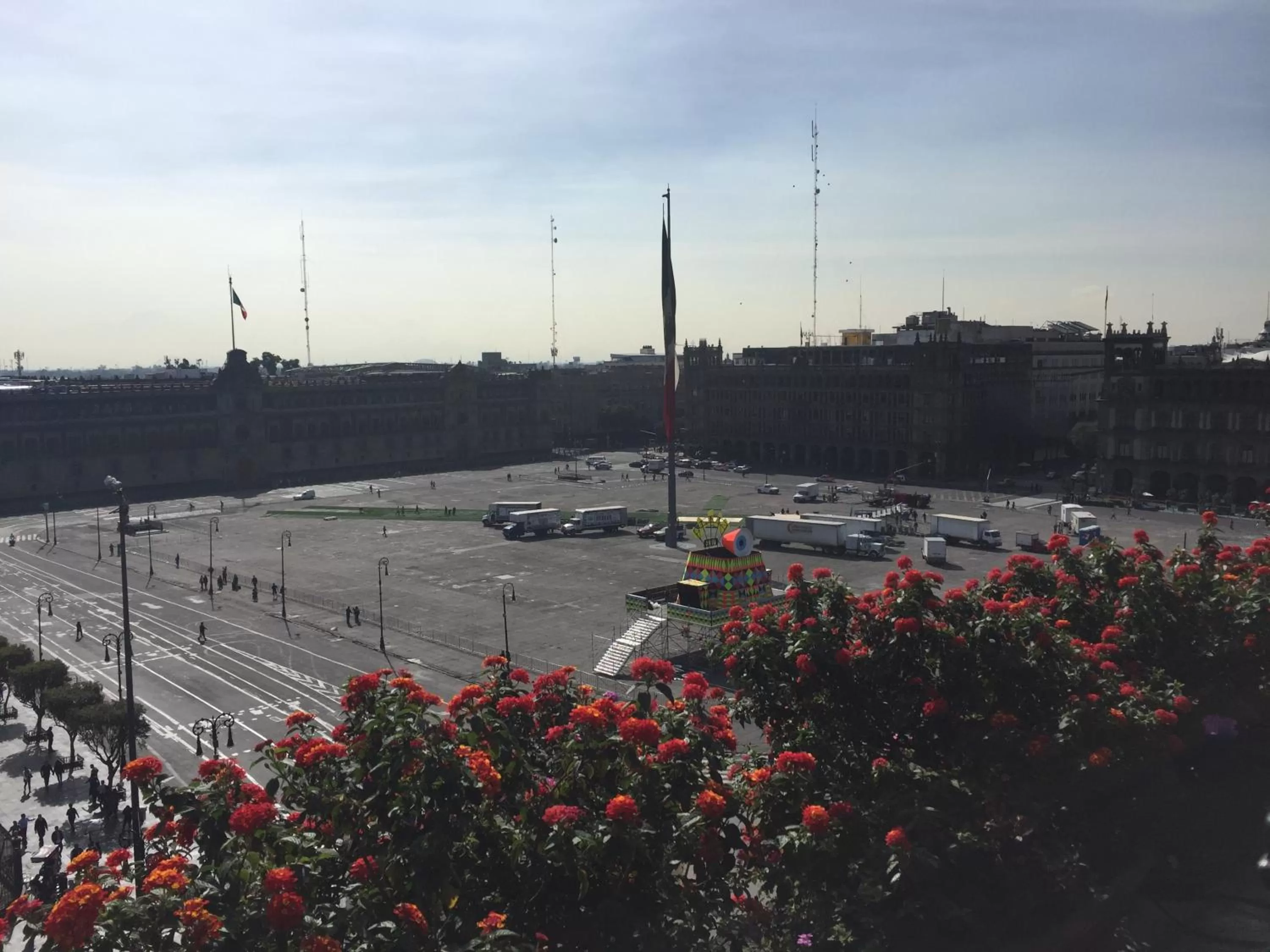 City view in Zocalo Central & Rooftop Mexico City
