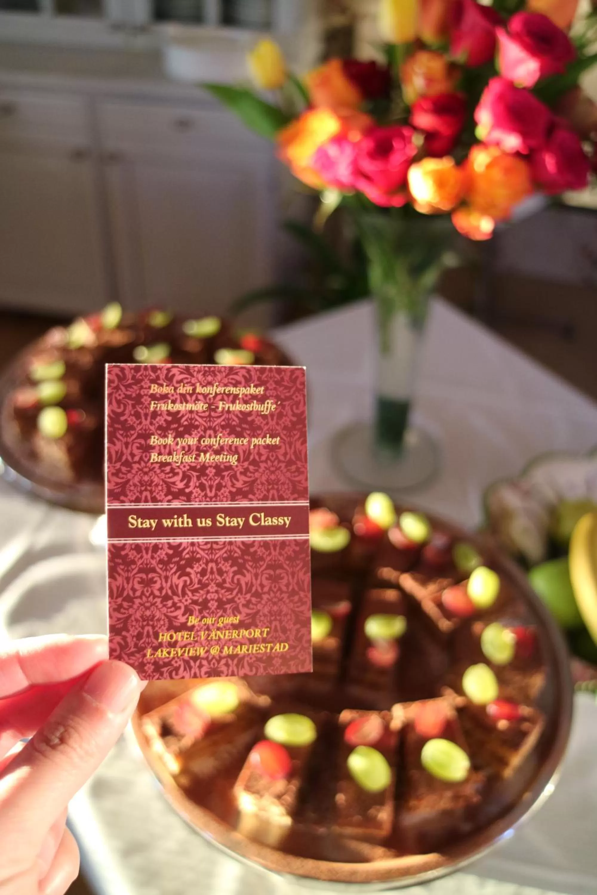 Food in Vänerport Lakefront Hotell