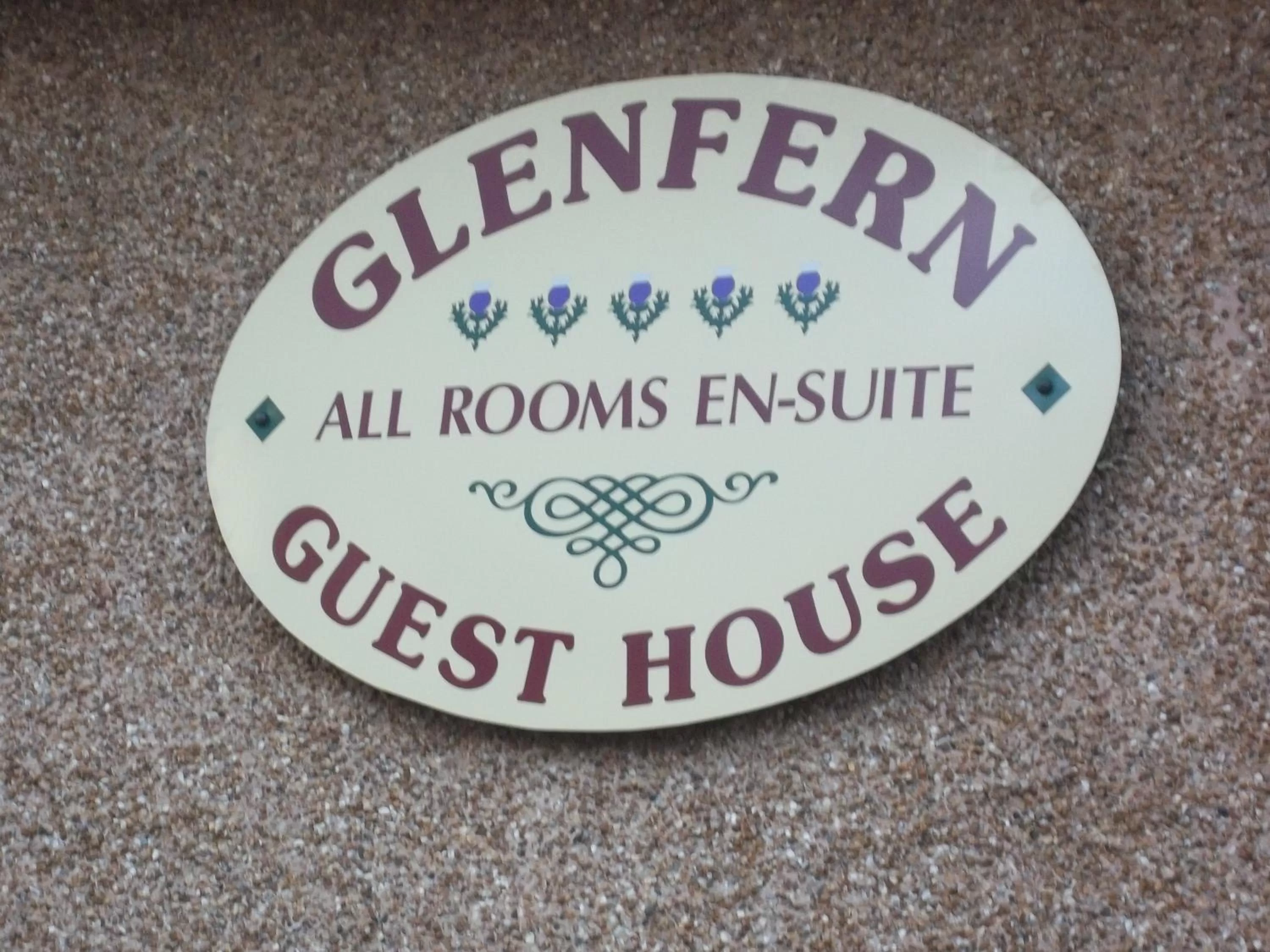 Property logo or sign in Glenfern Guest House and a separate Cottage with its own private hot tub