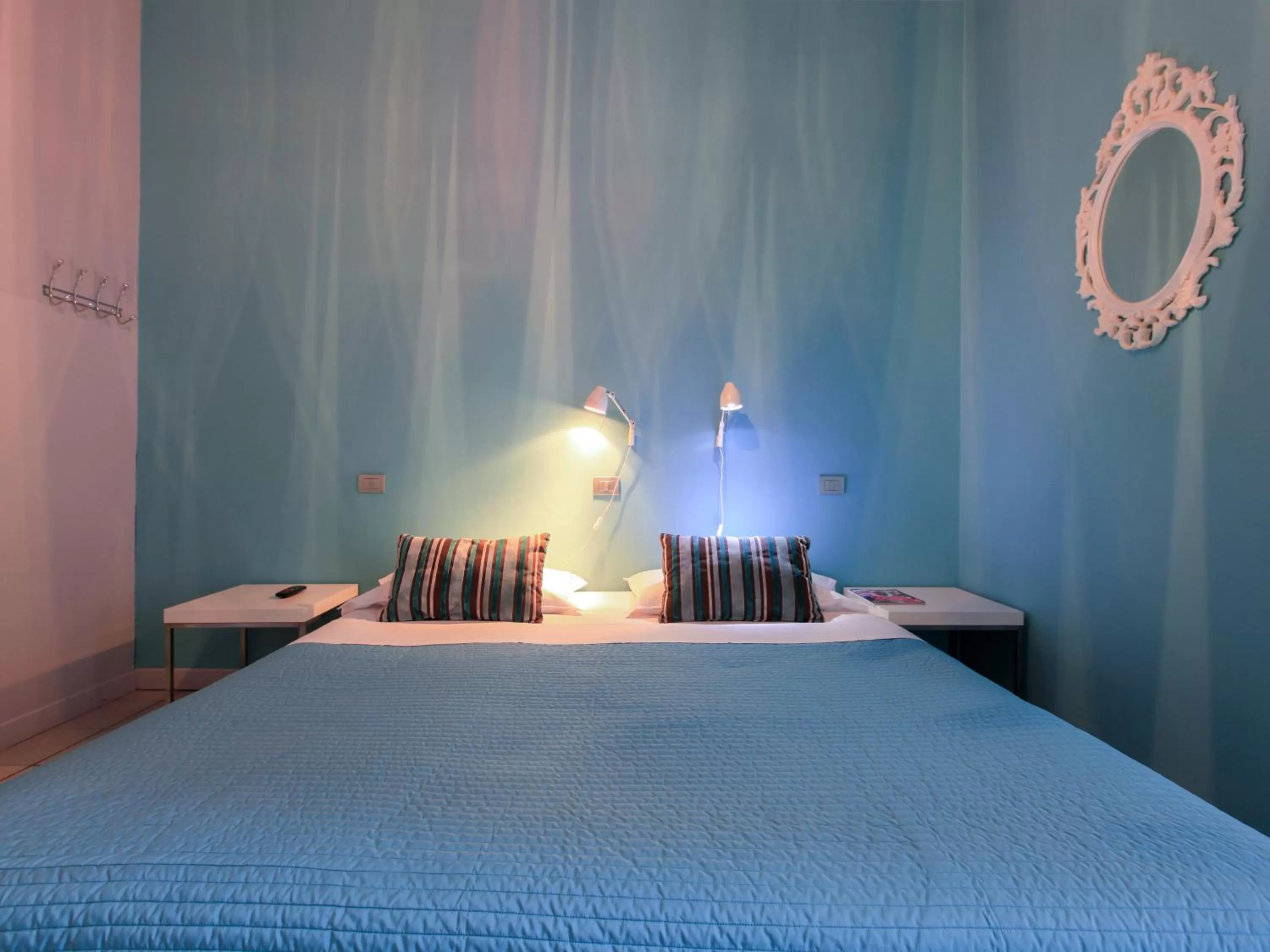 Bedroom, Bed in Residence House Aramis Milano -with free parking