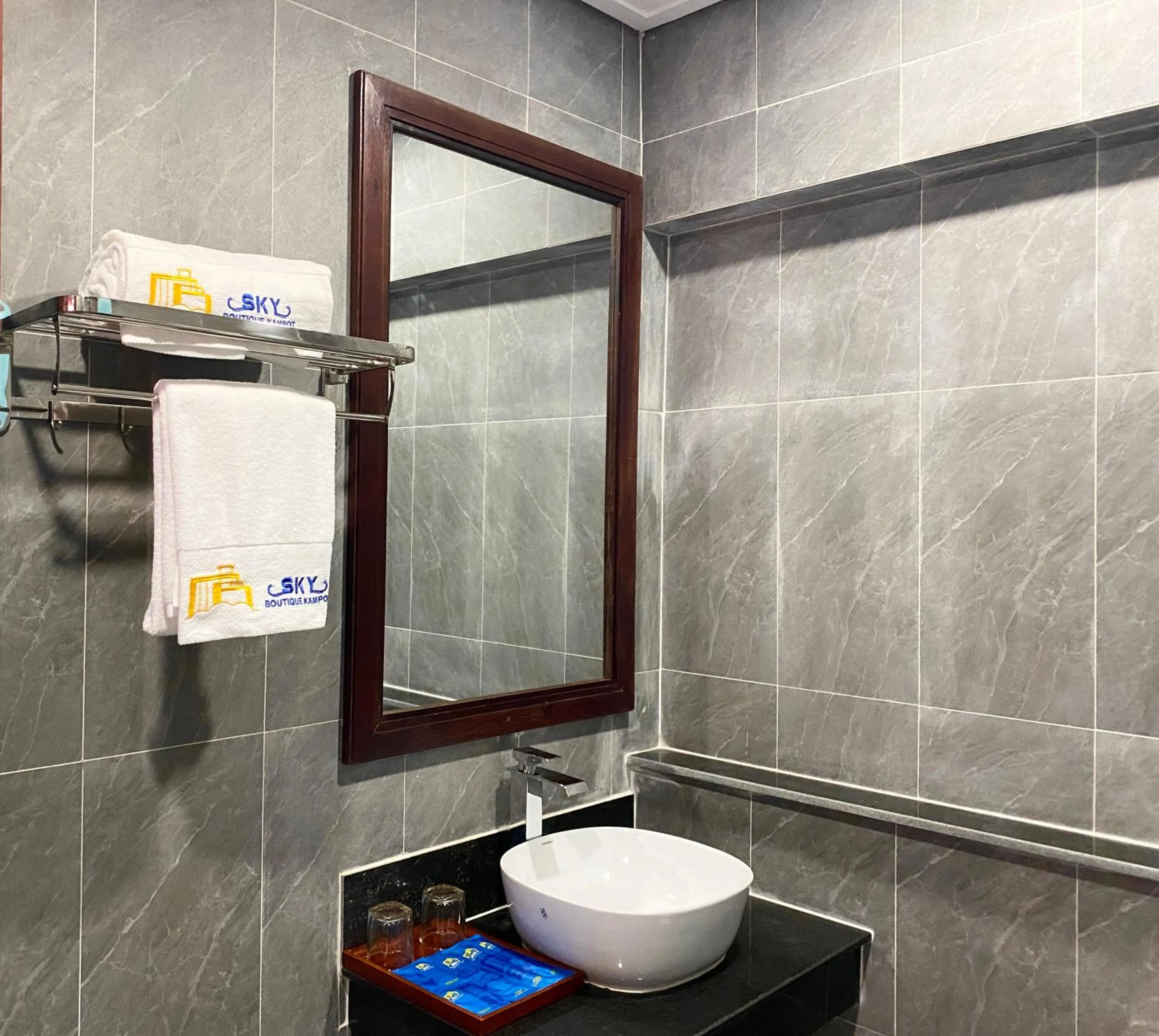 Bathroom in Sky Boutique Kampot