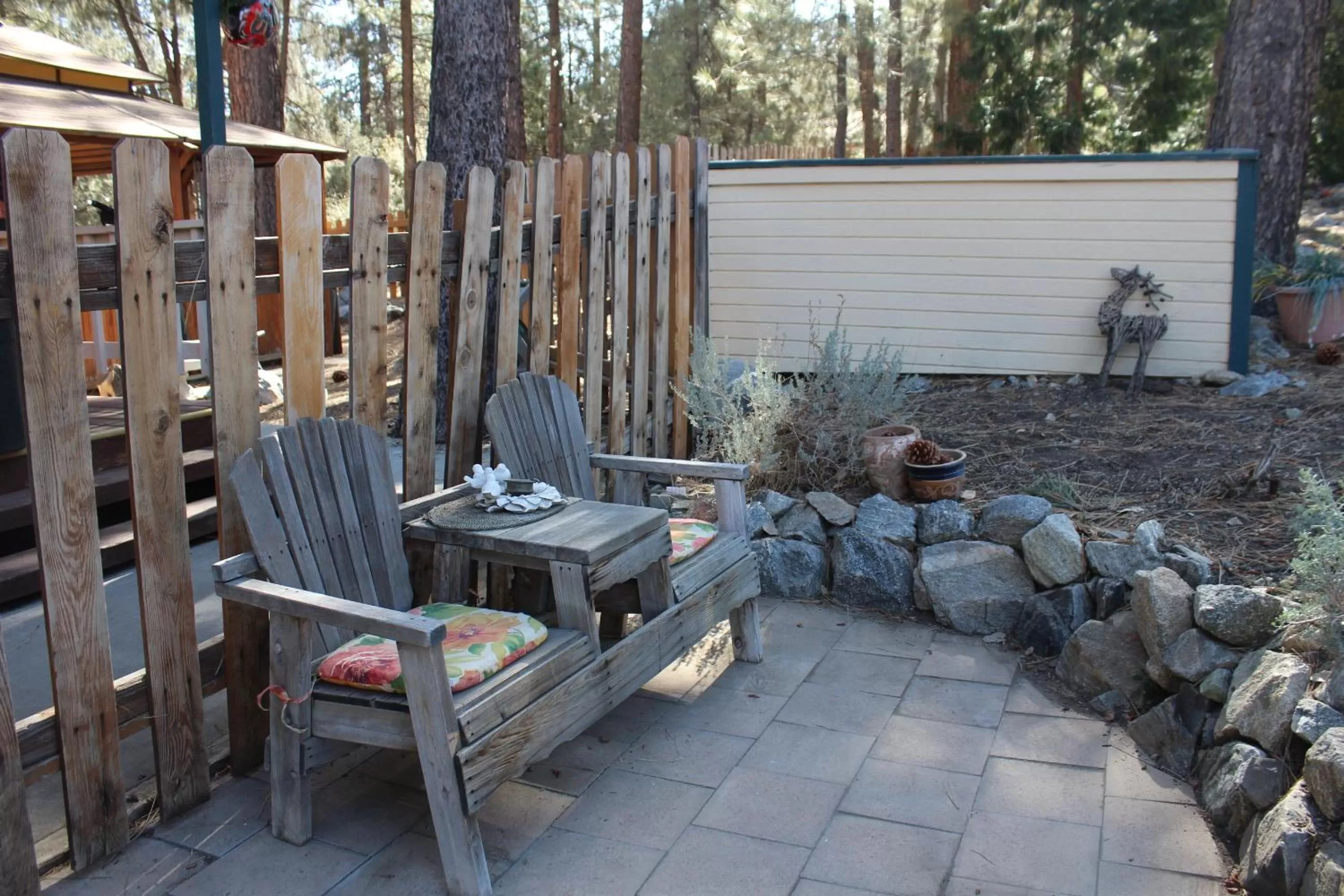 Patio in The Old Bear BnB