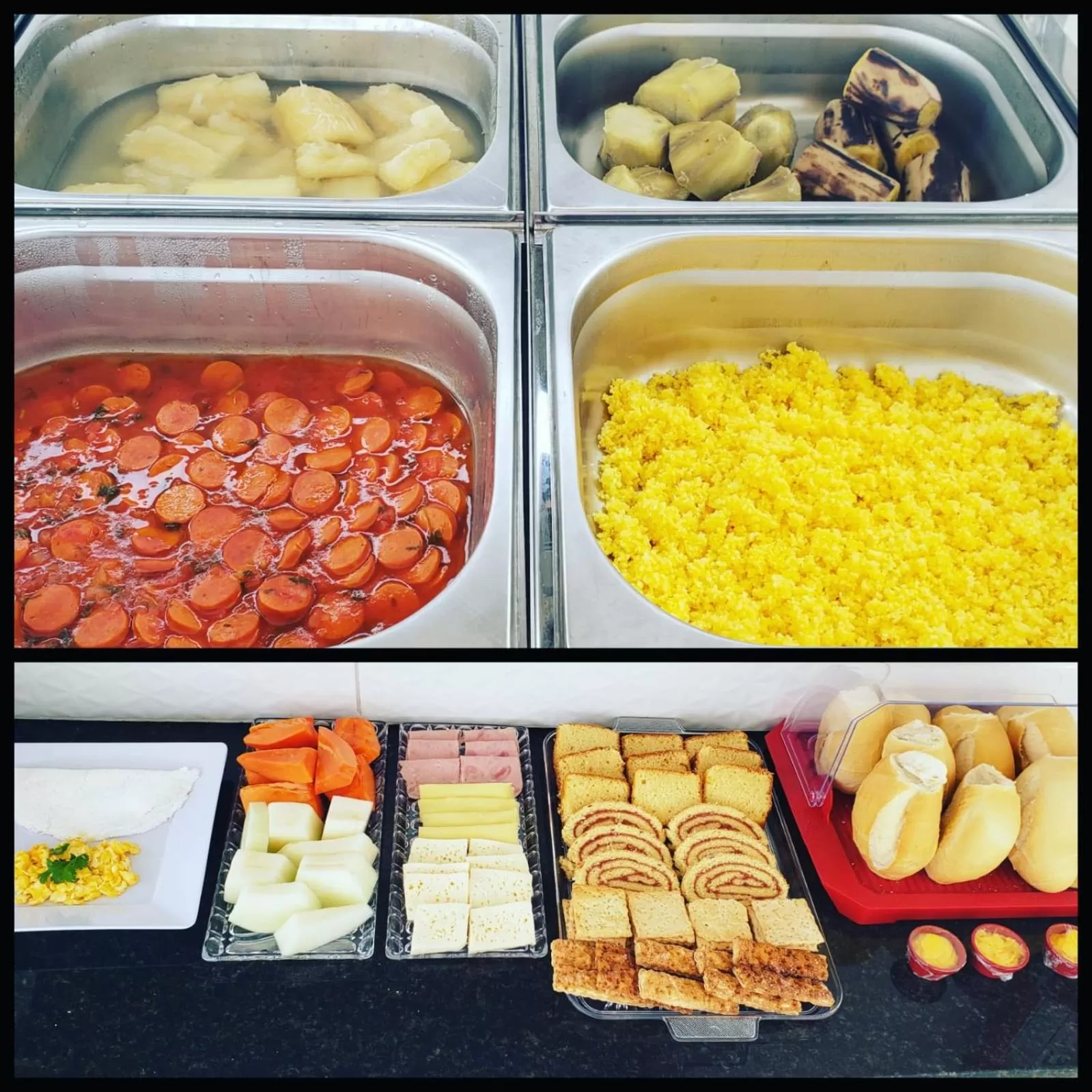 Breakfast in Pousada La Belle