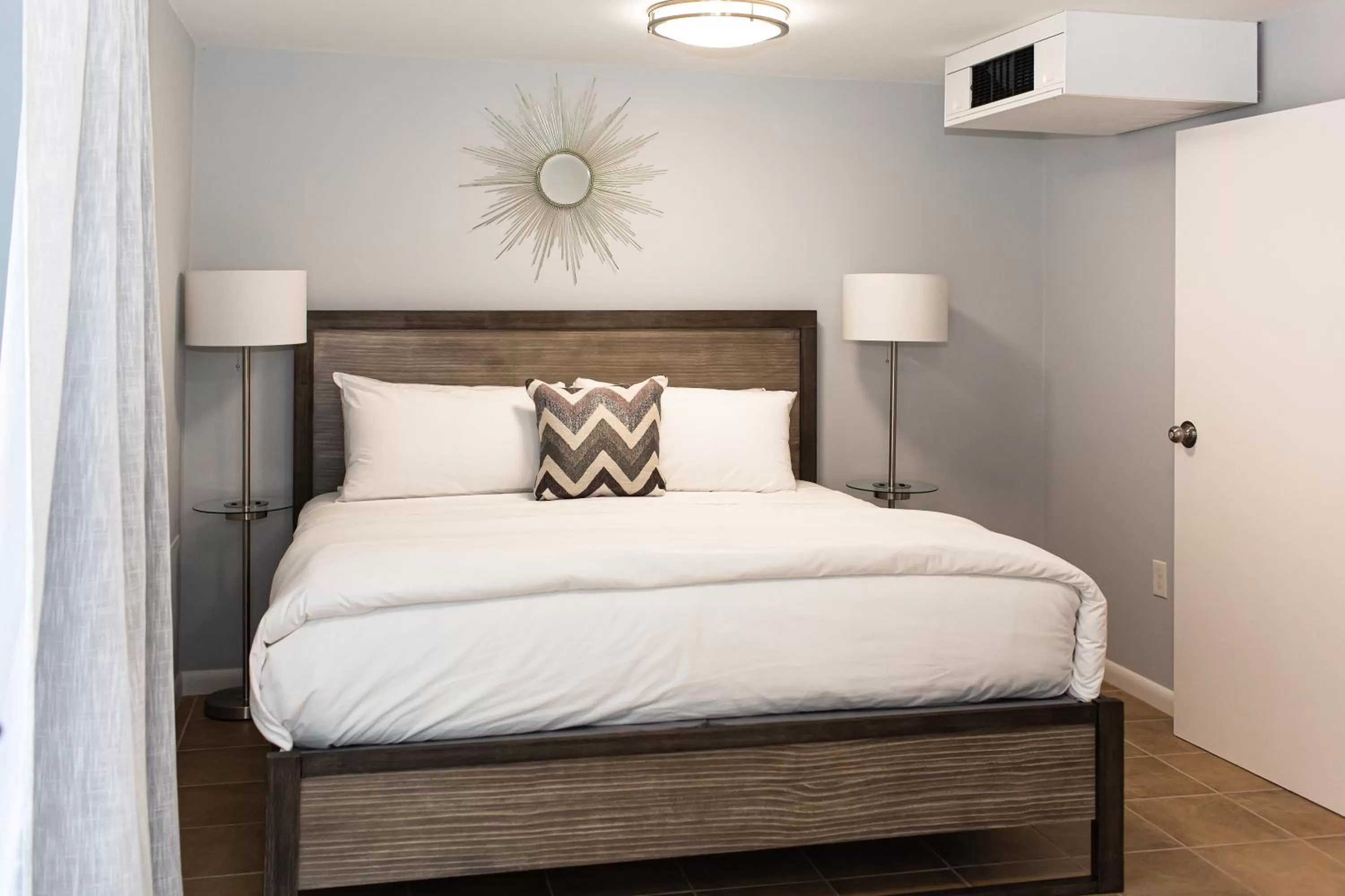 Bed in SKYLARANNA Resort & SPA