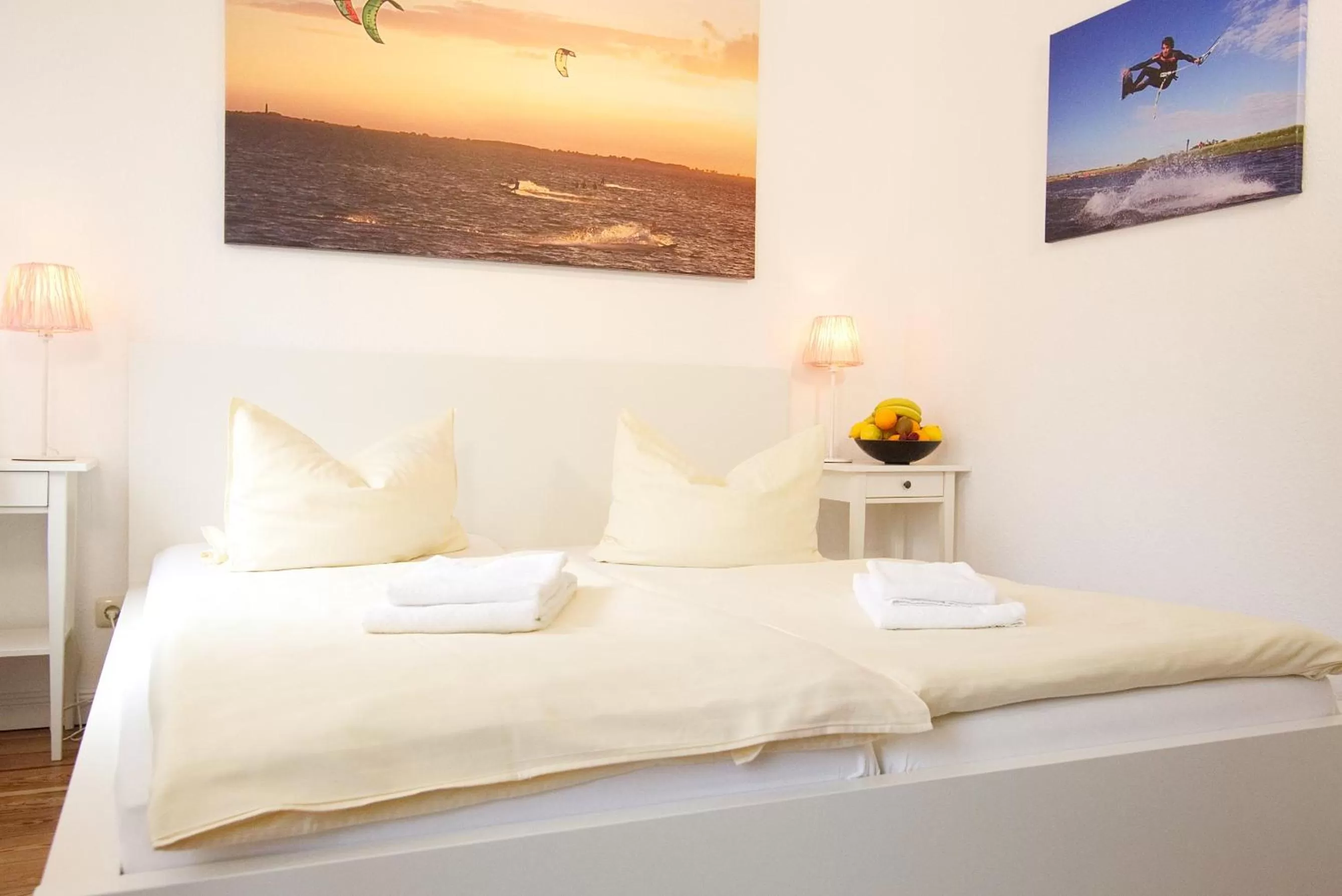 Bed in Pfannkuchenhaus Fehmarn