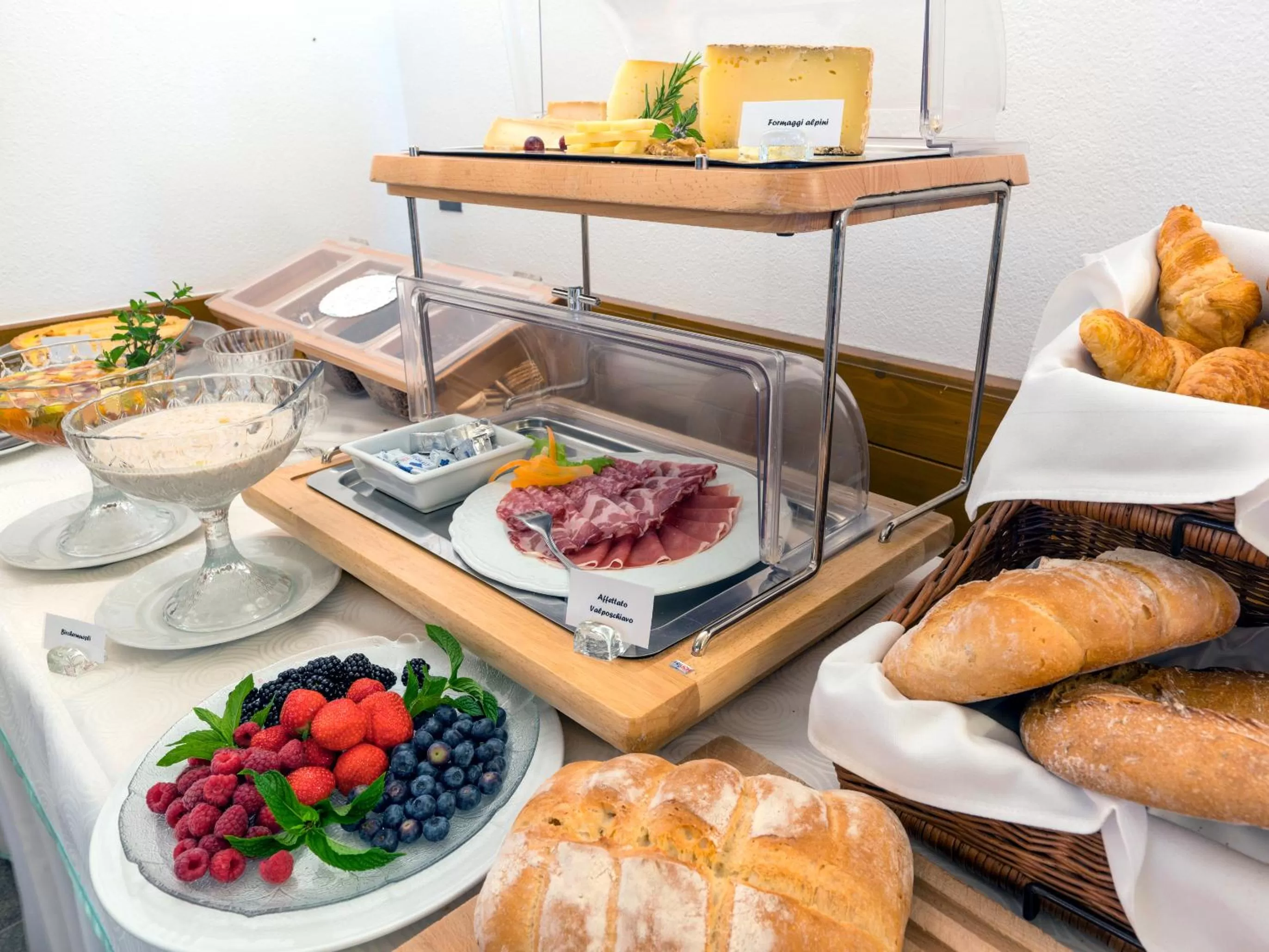 Food and drinks in Hotel Centrale, Typically Swiss