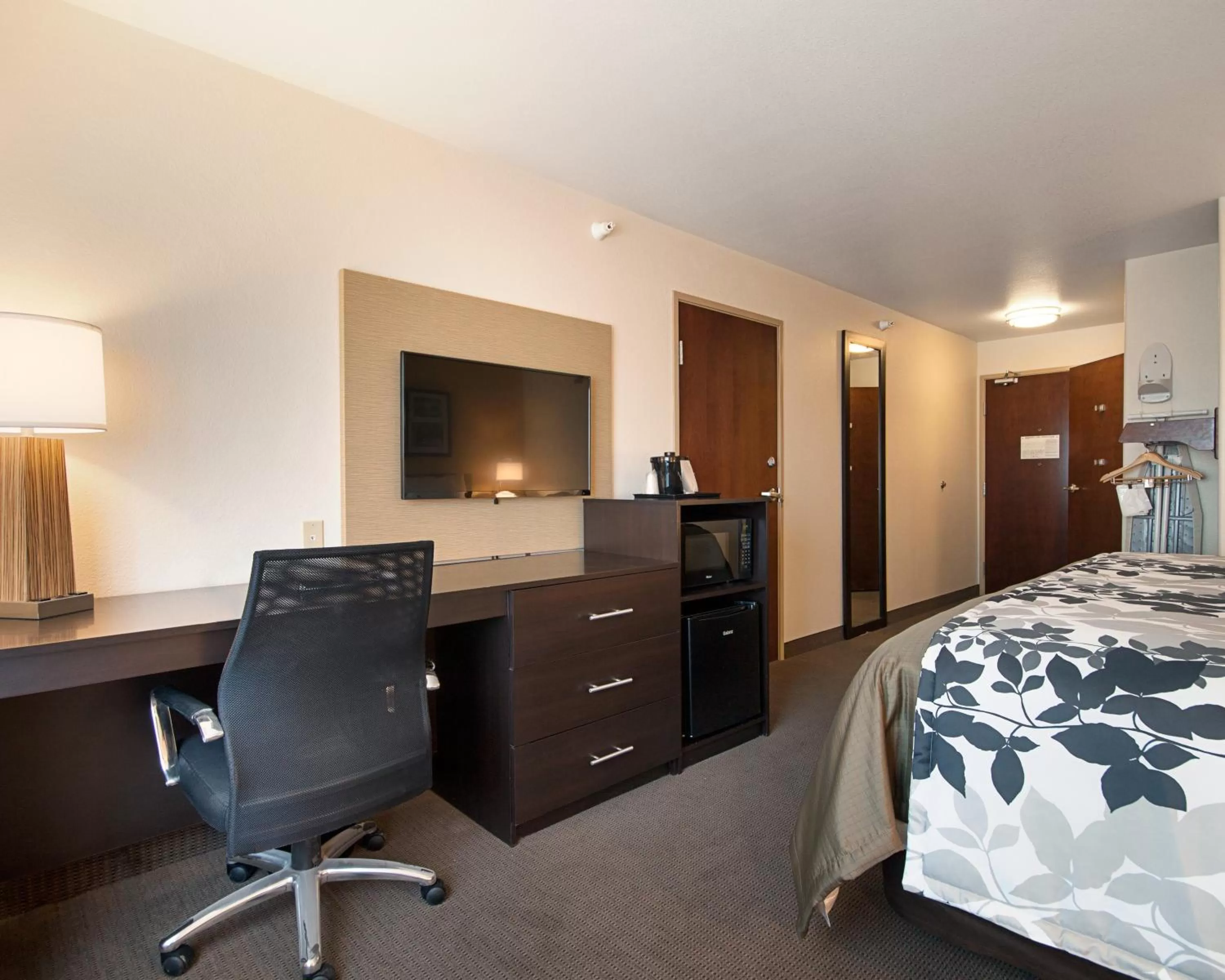 TV and multimedia, Bed in Sleep Inn & Suites Carlsbad Caverns Area