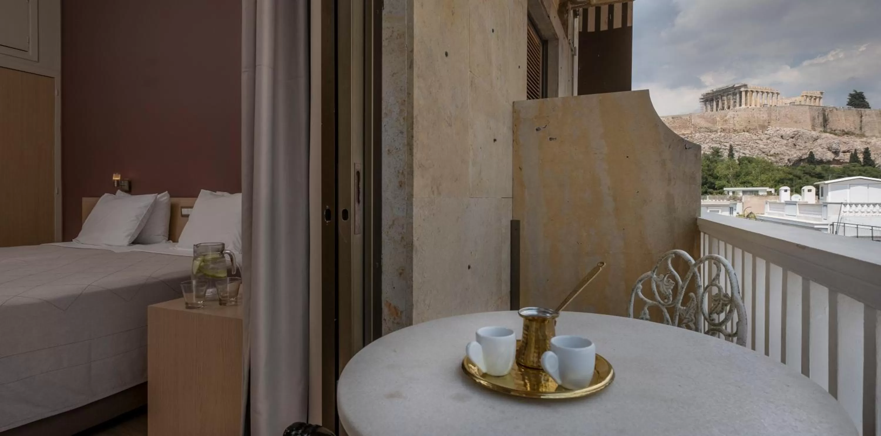 Balcony/Terrace in Acropolis View Hotel