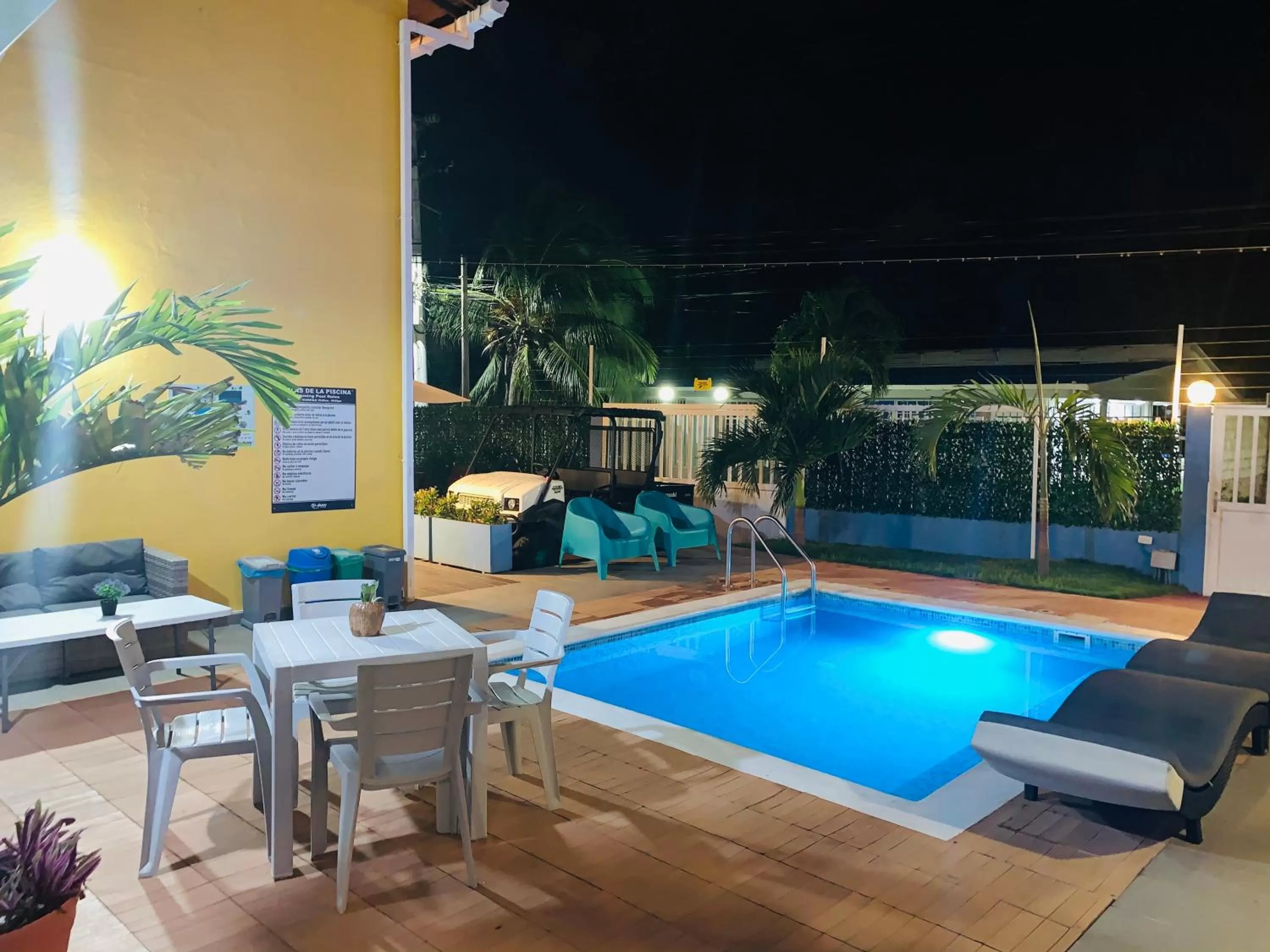 Pool view in Be Happy Hotel