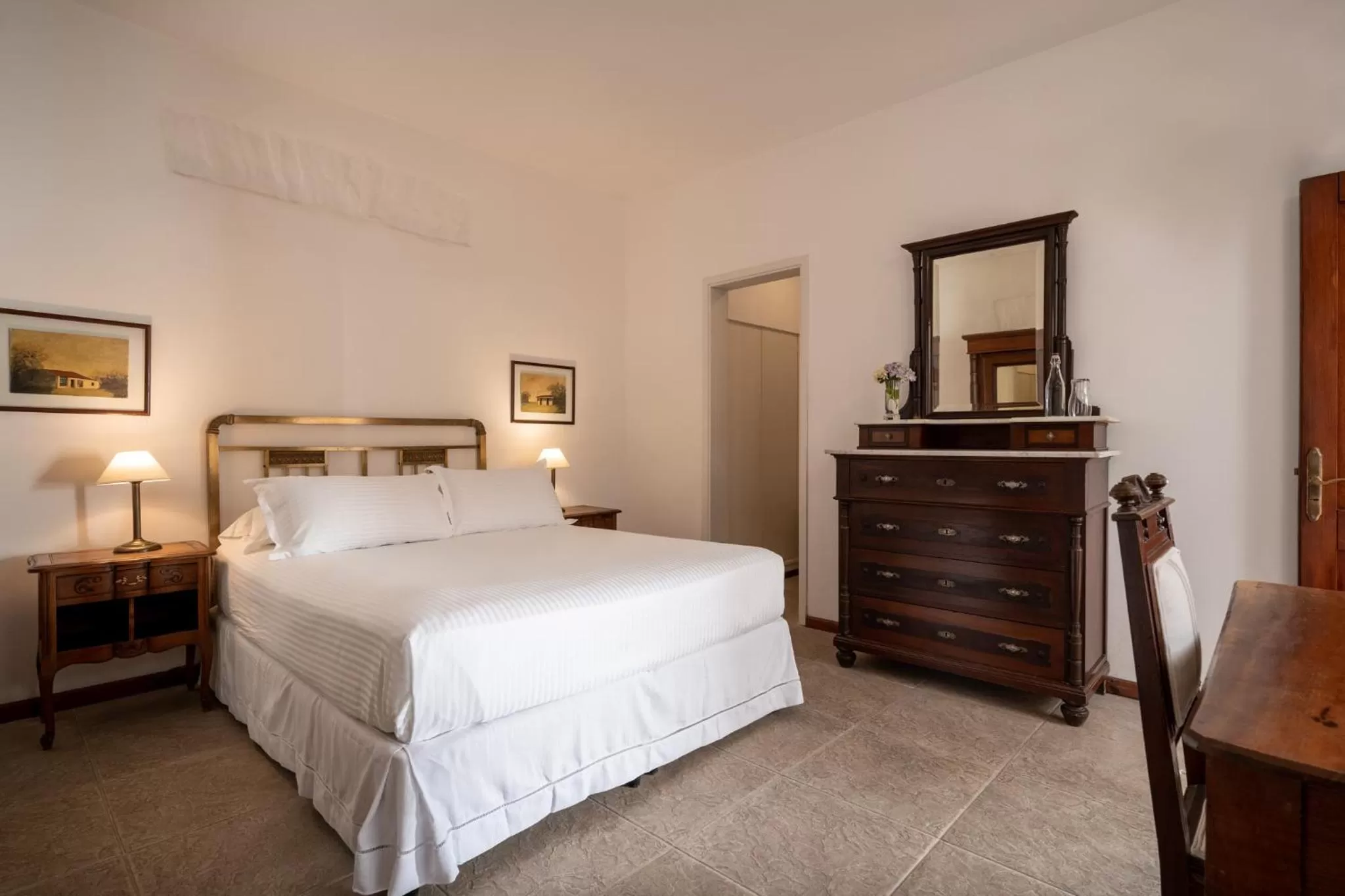 Bed in Posada Manuel Lobo