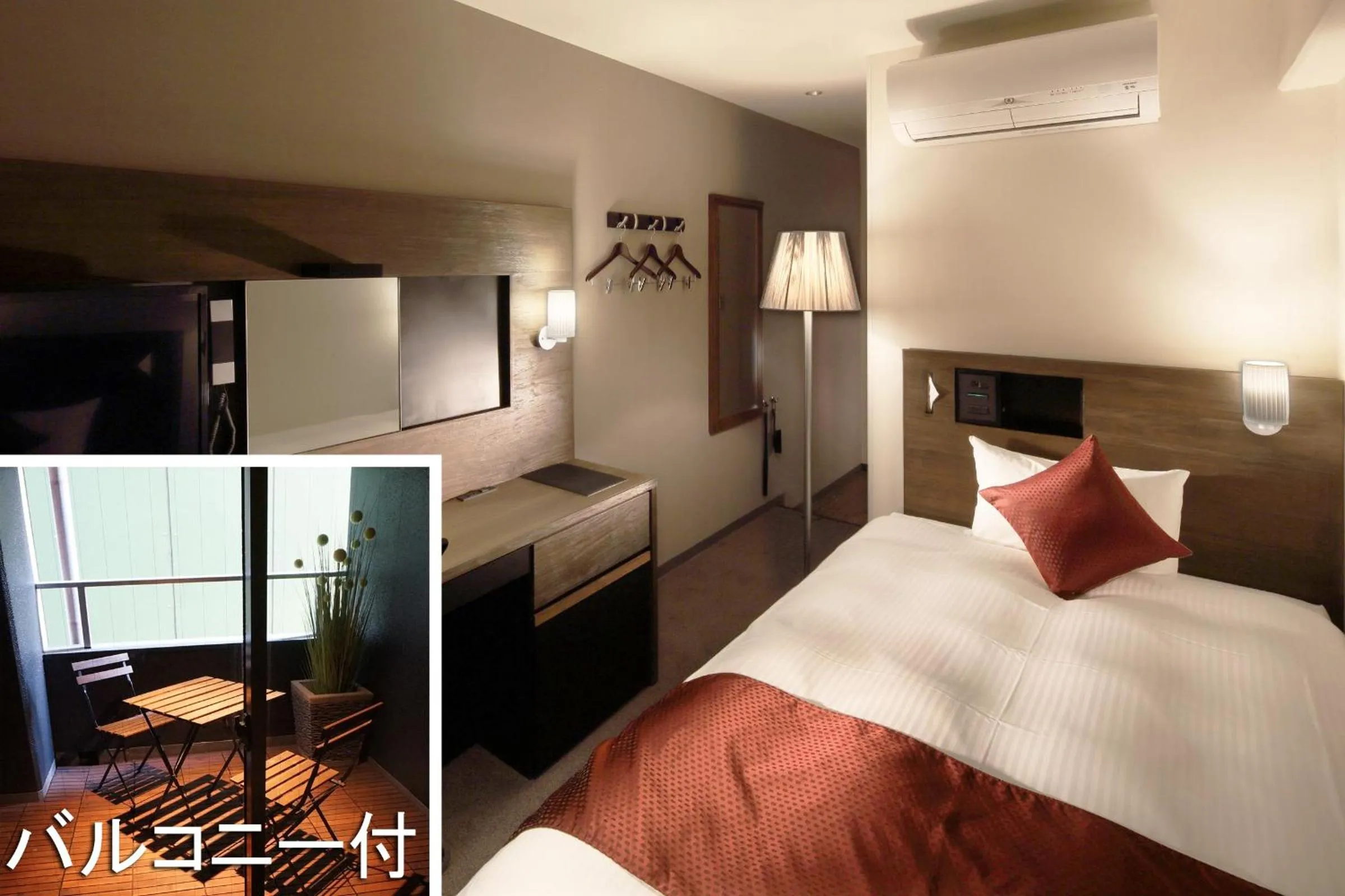 Bed in Hotel Gate In Kagoshima