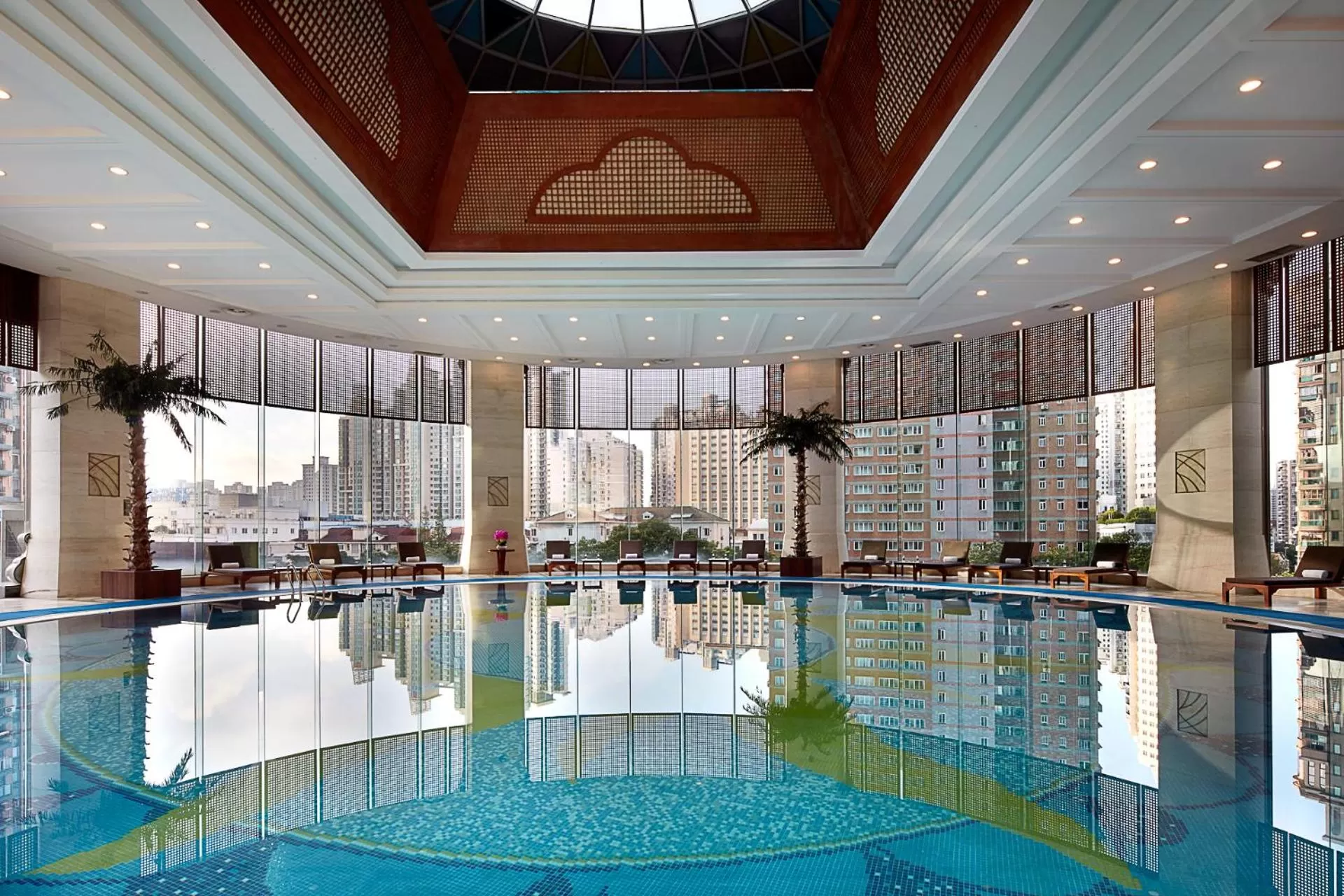 Pool view in Pullman Shanghai Central