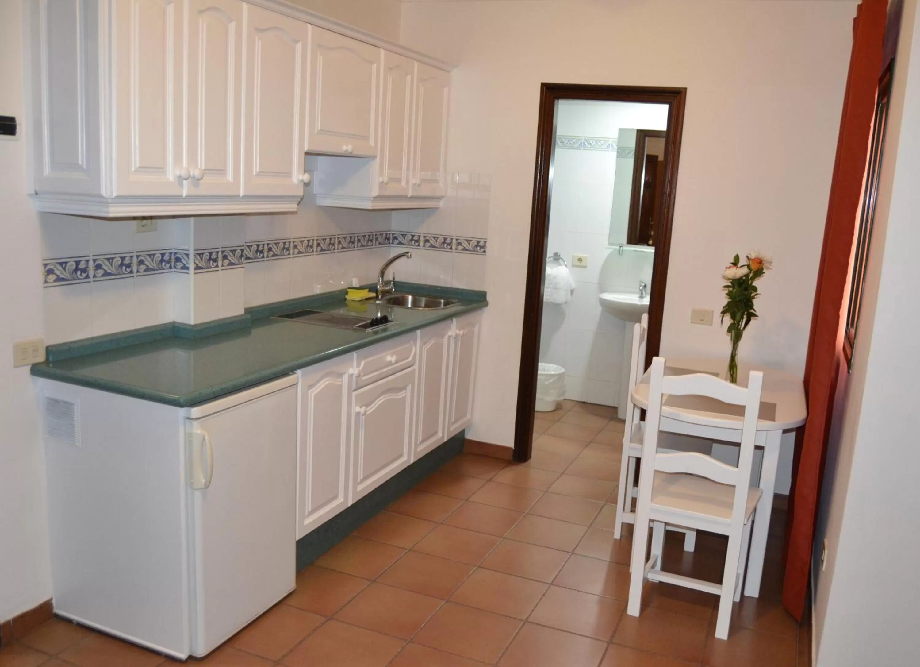 Kitchen or kitchenette in Hotel Apartamentos Villa Gomera
