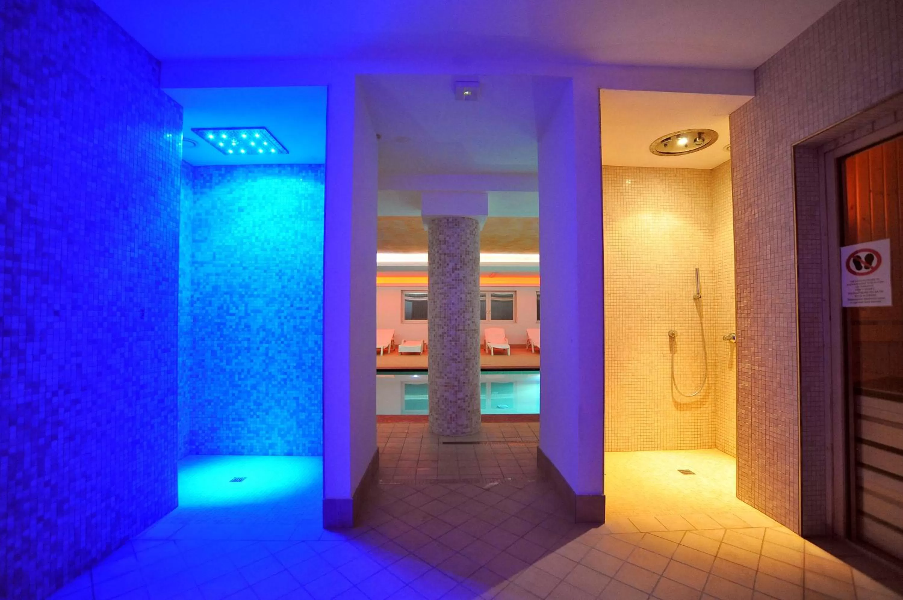 Steam room in Hotel Derby