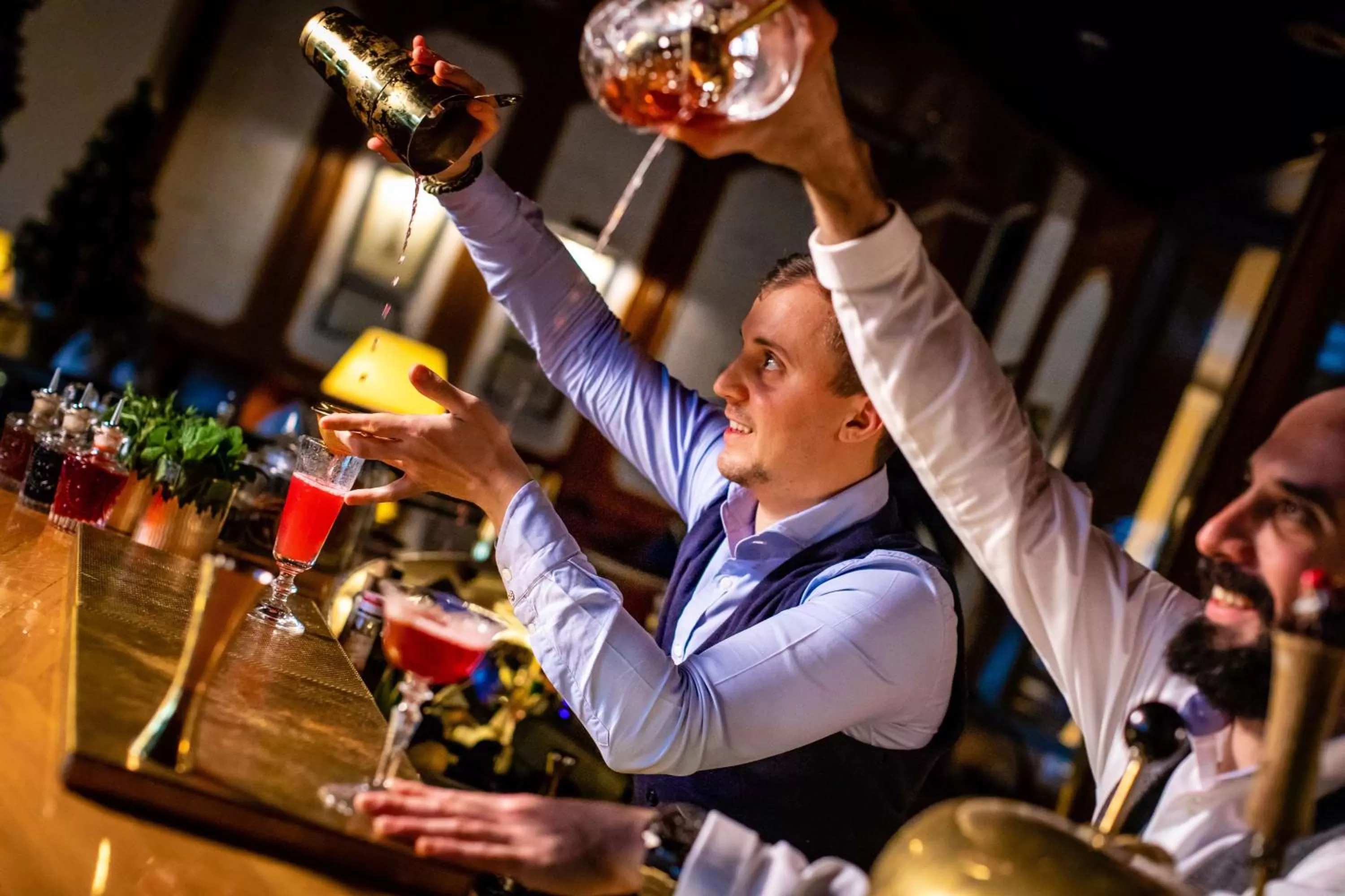 Dining area in Hilton Amsterdam