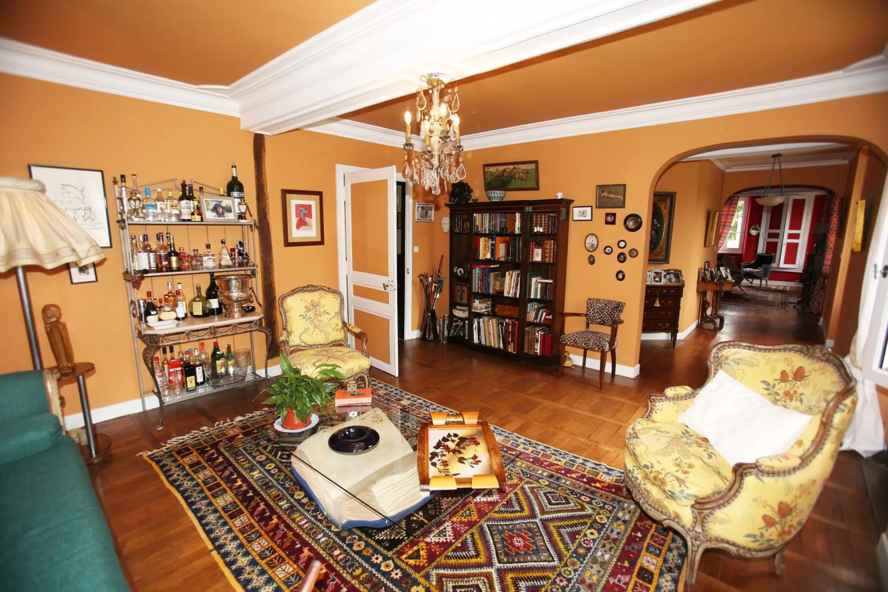 Lounge or bar in Chambres d'Hôtes Le Mas