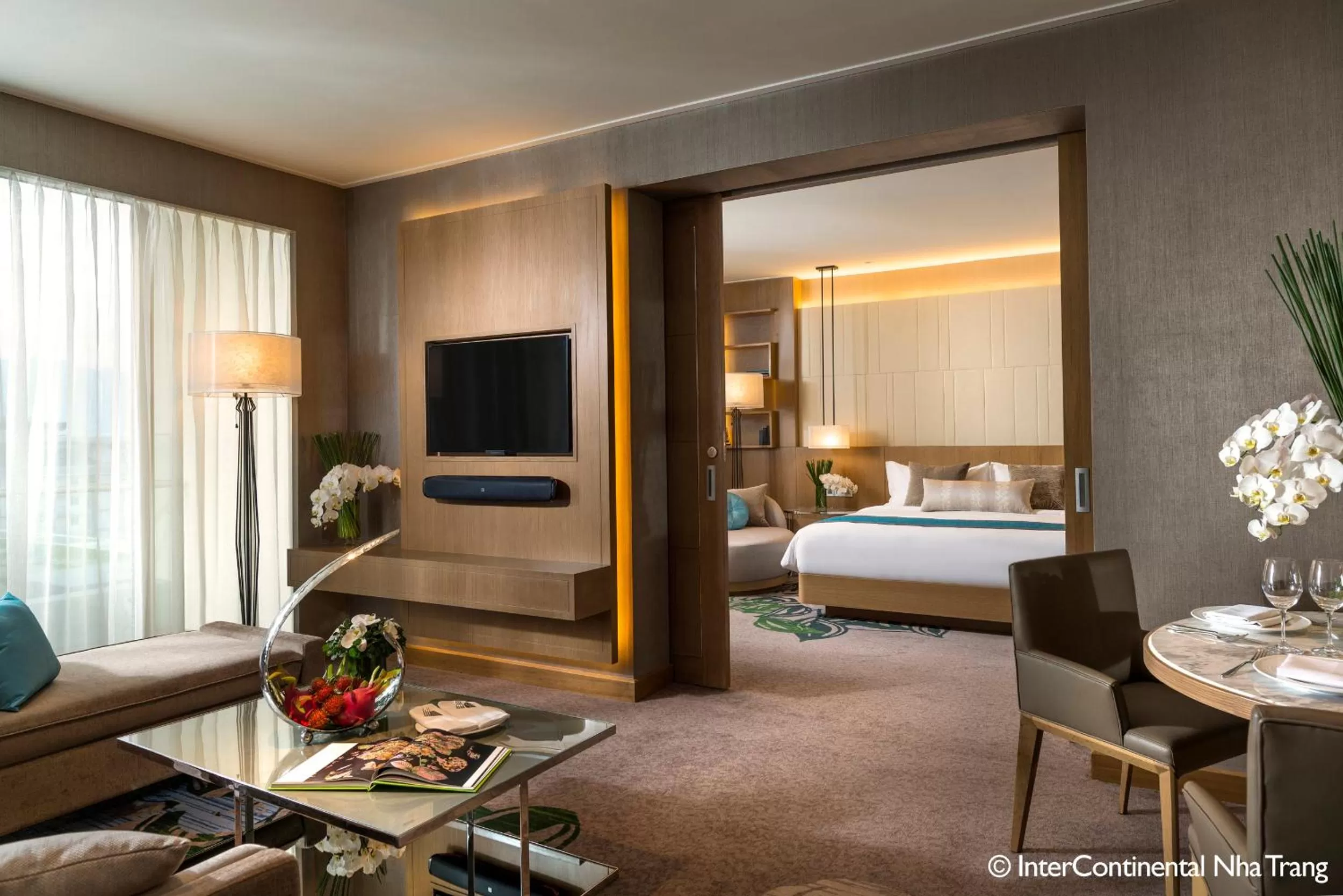 Living room, Bed in InterContinental Nha Trang by IHG