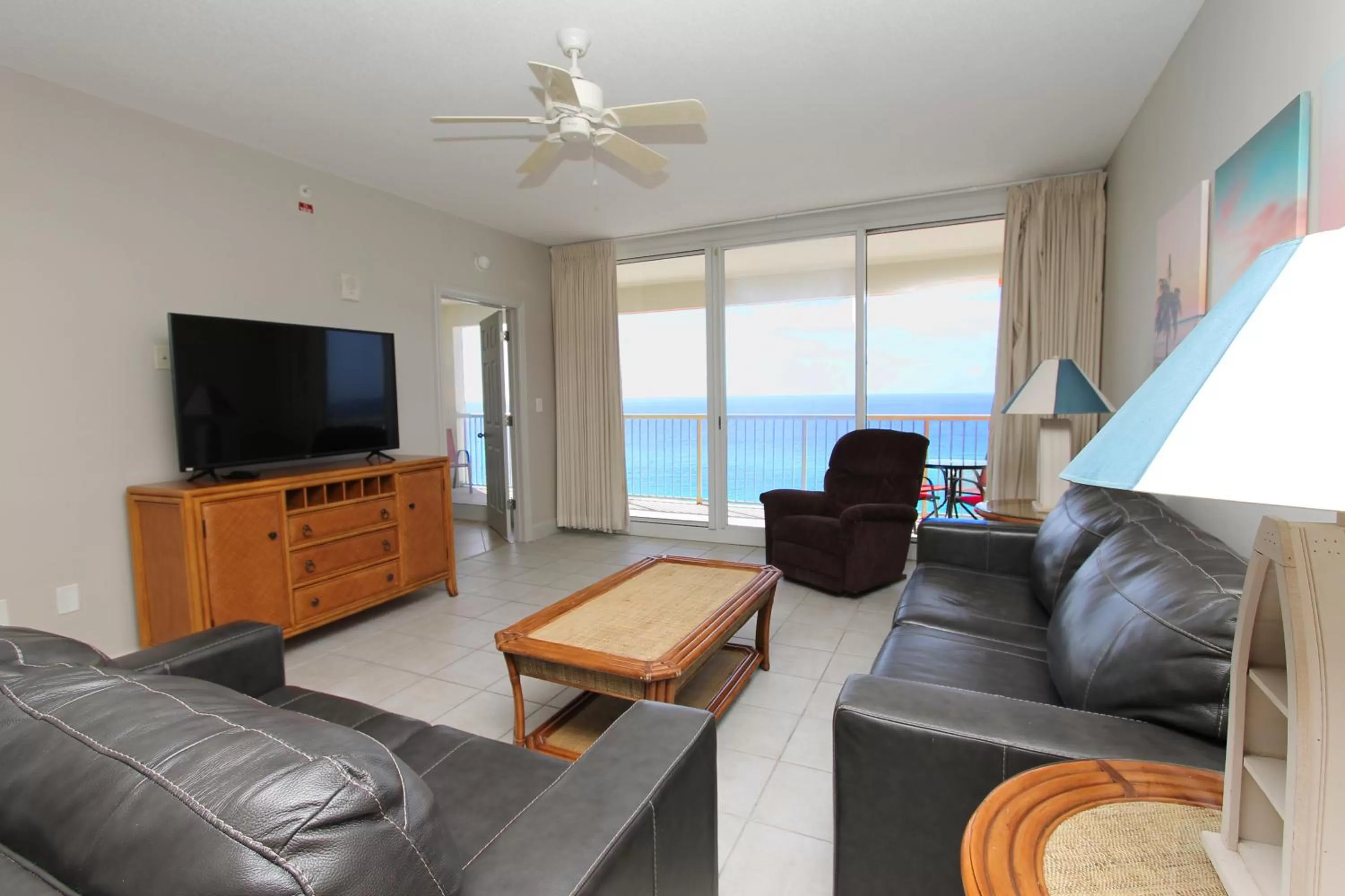 View (from property/room), Seating Area in Majestic Beach Resort, Panama City Beach, Fl